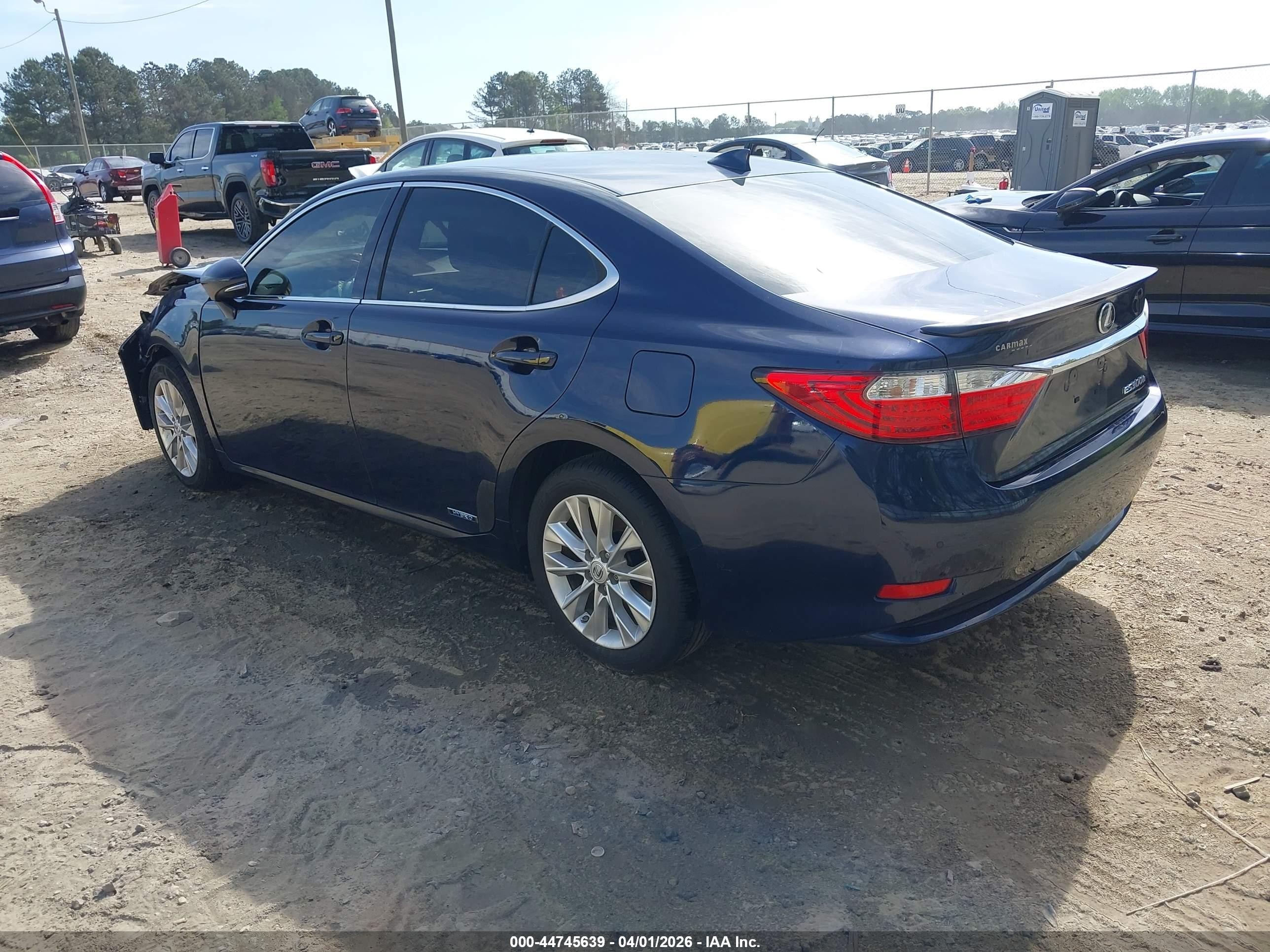 2015 Lexus Es 300h   Blue vin: JTHBW1GG9F2092592