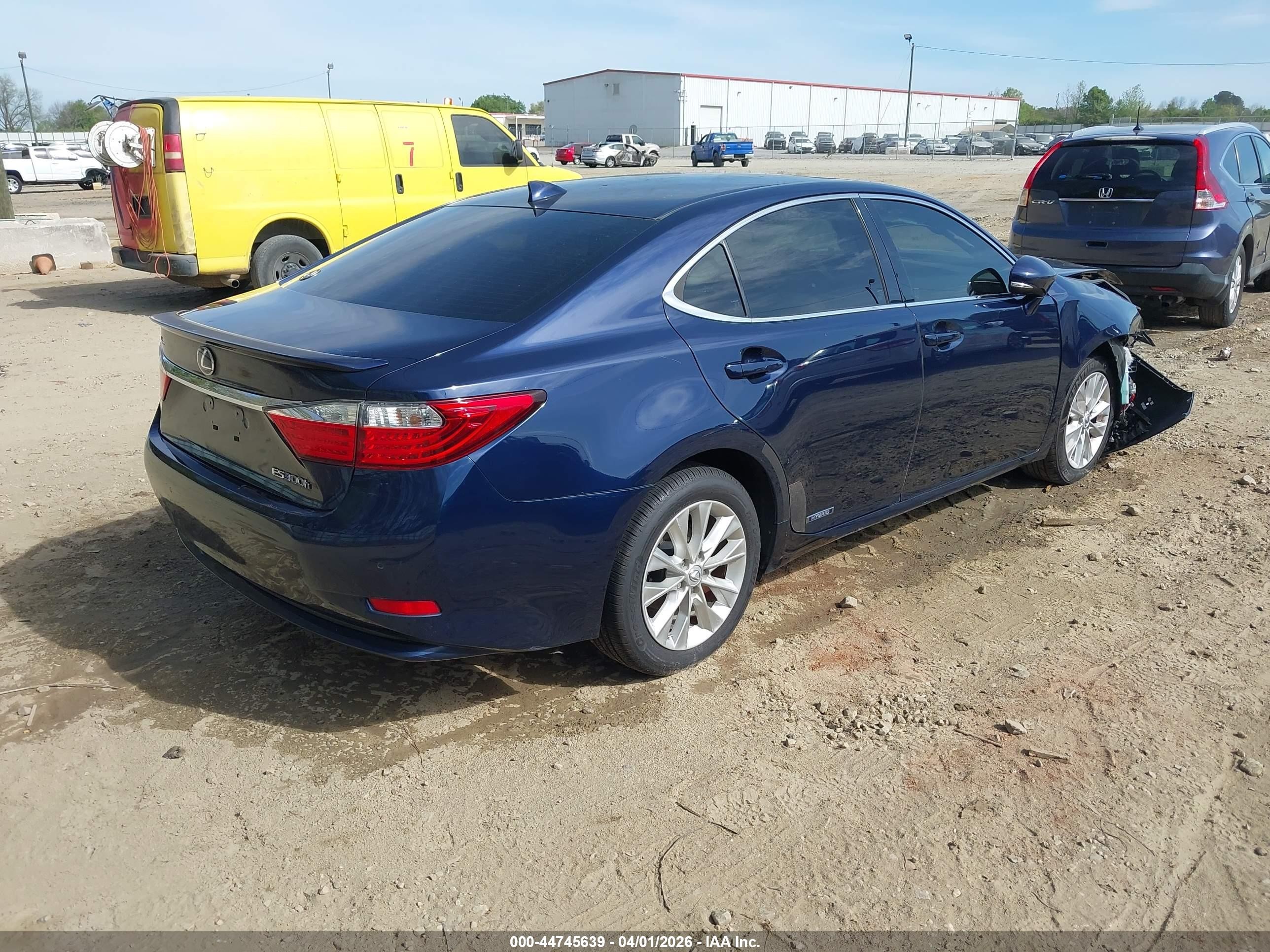2015 Lexus Es 300h   Blue vin: JTHBW1GG9F2092592