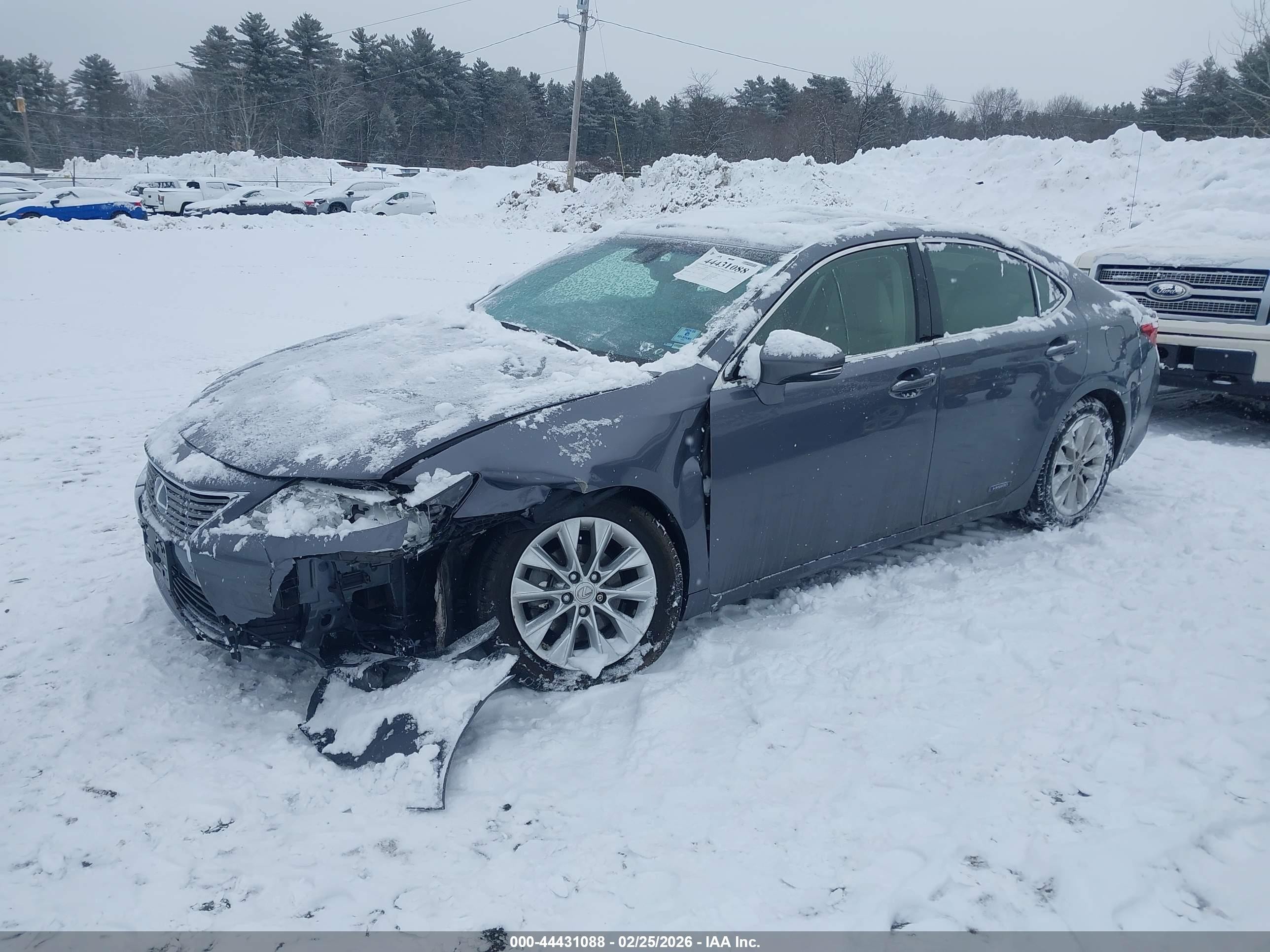 2015 Lexus Es 300h   Gray vin: JTHBW1GG9F2095105
