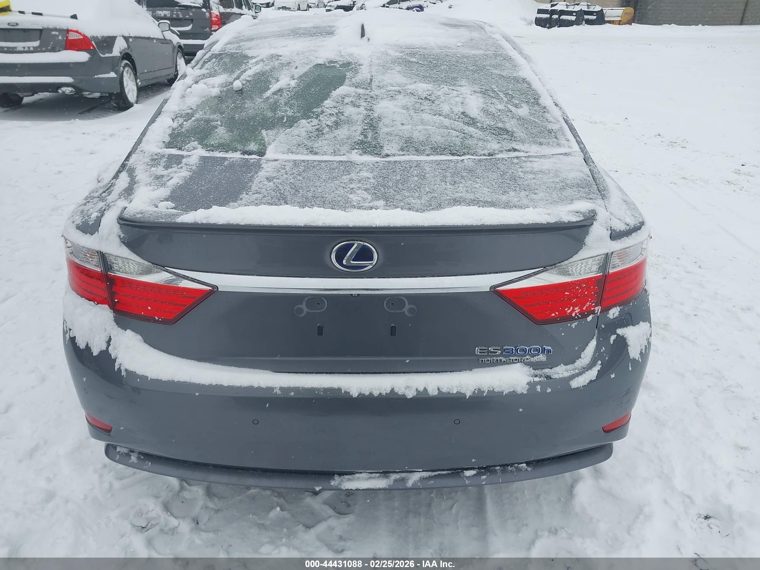 2015 Lexus Es 300h   Gray vin: JTHBW1GG9F2095105