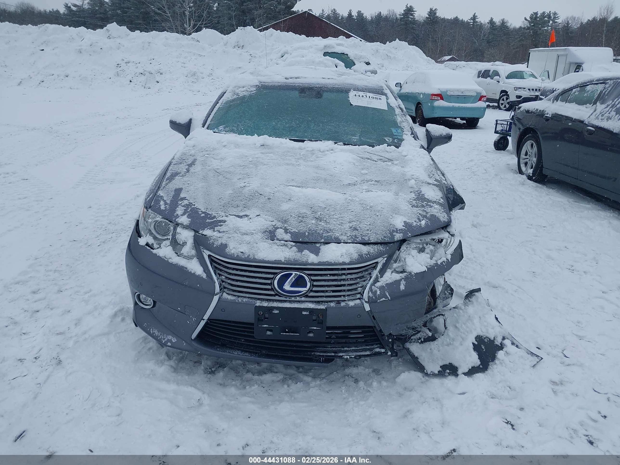 2015 Lexus Es 300h   Gray vin: JTHBW1GG9F2095105