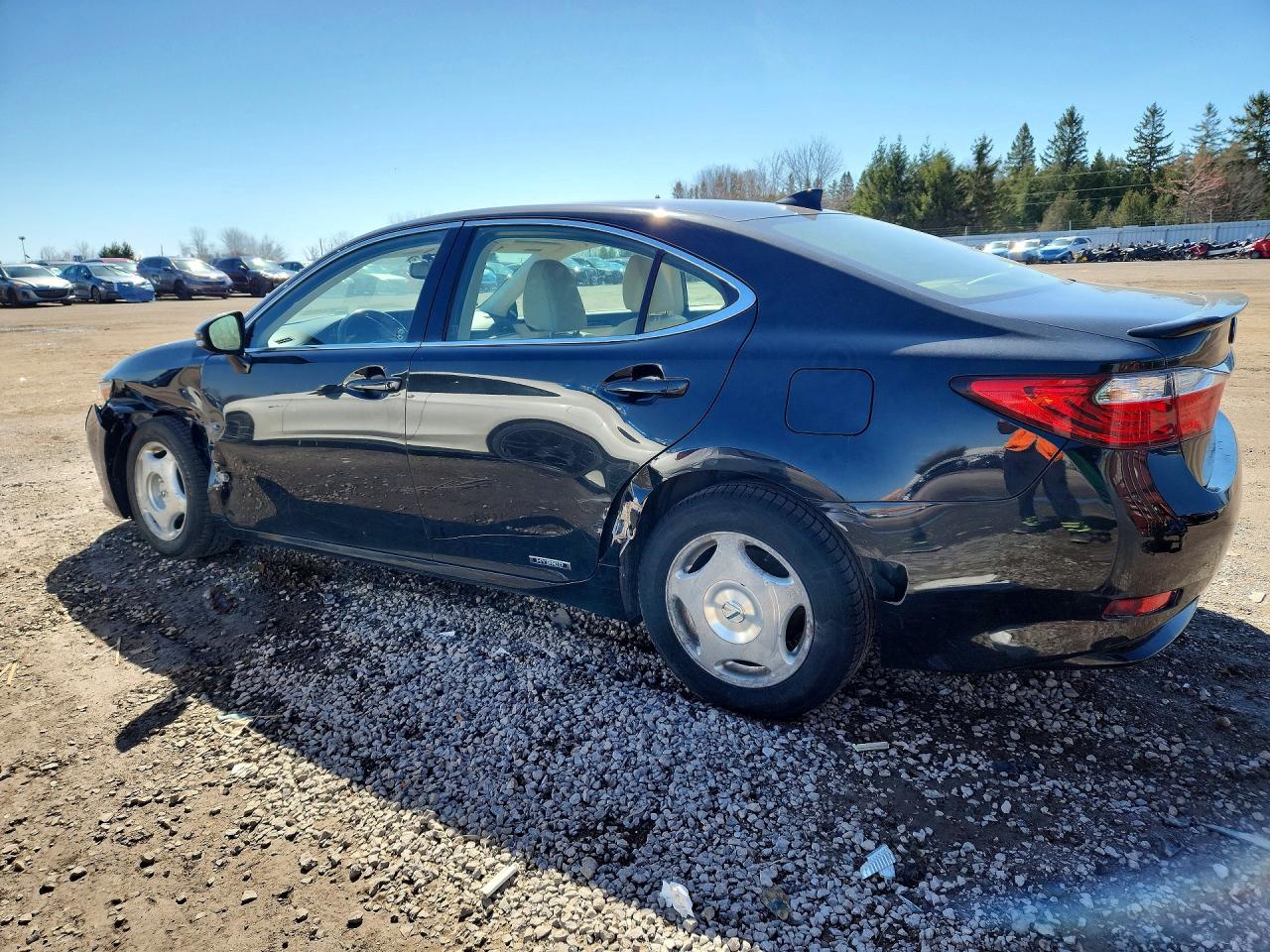 2015 Lexus Es 300h Black vin: JTHBW1GG9F2095363