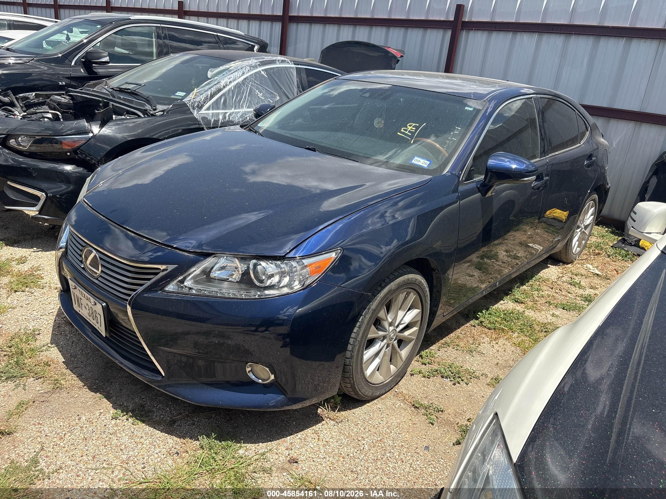 2013 Lexus Es 300h   vin: JTHBW1GGXD2005036
