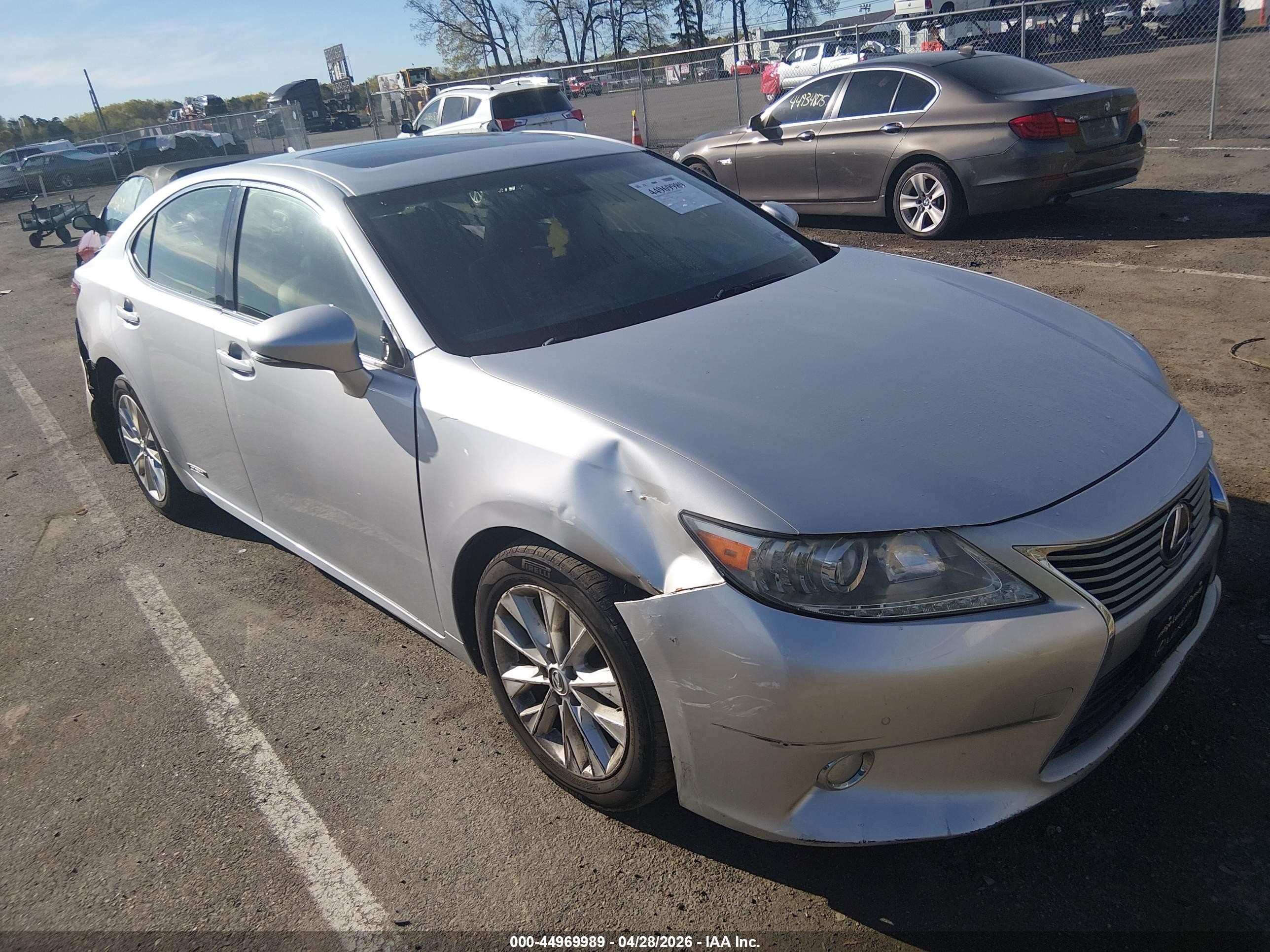 2013 Lexus Es 300h   Silver vin: JTHBW1GGXD2021687