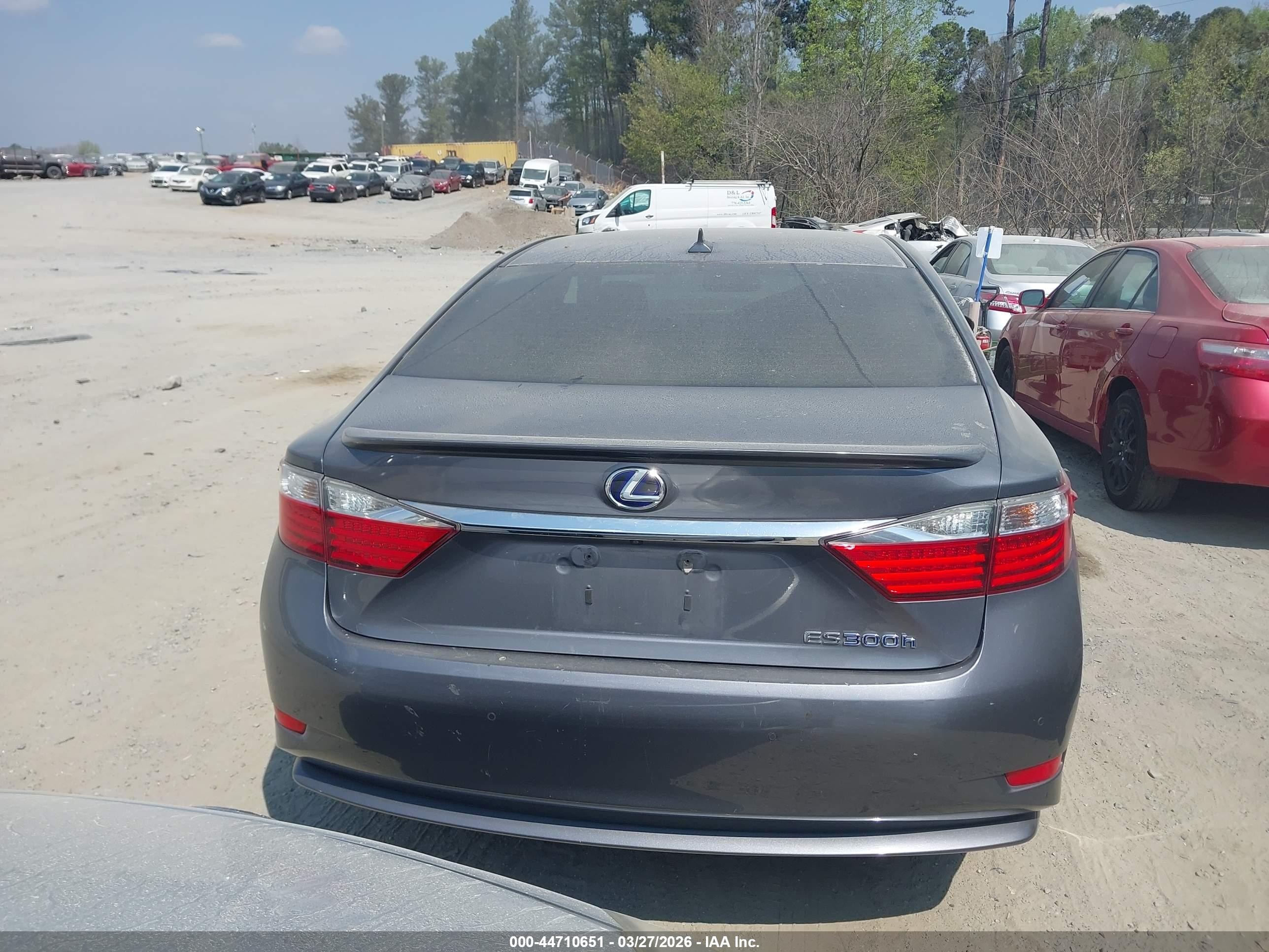 2013 Lexus Es 300h   Серый vin: JTHBW1GGXD2036559