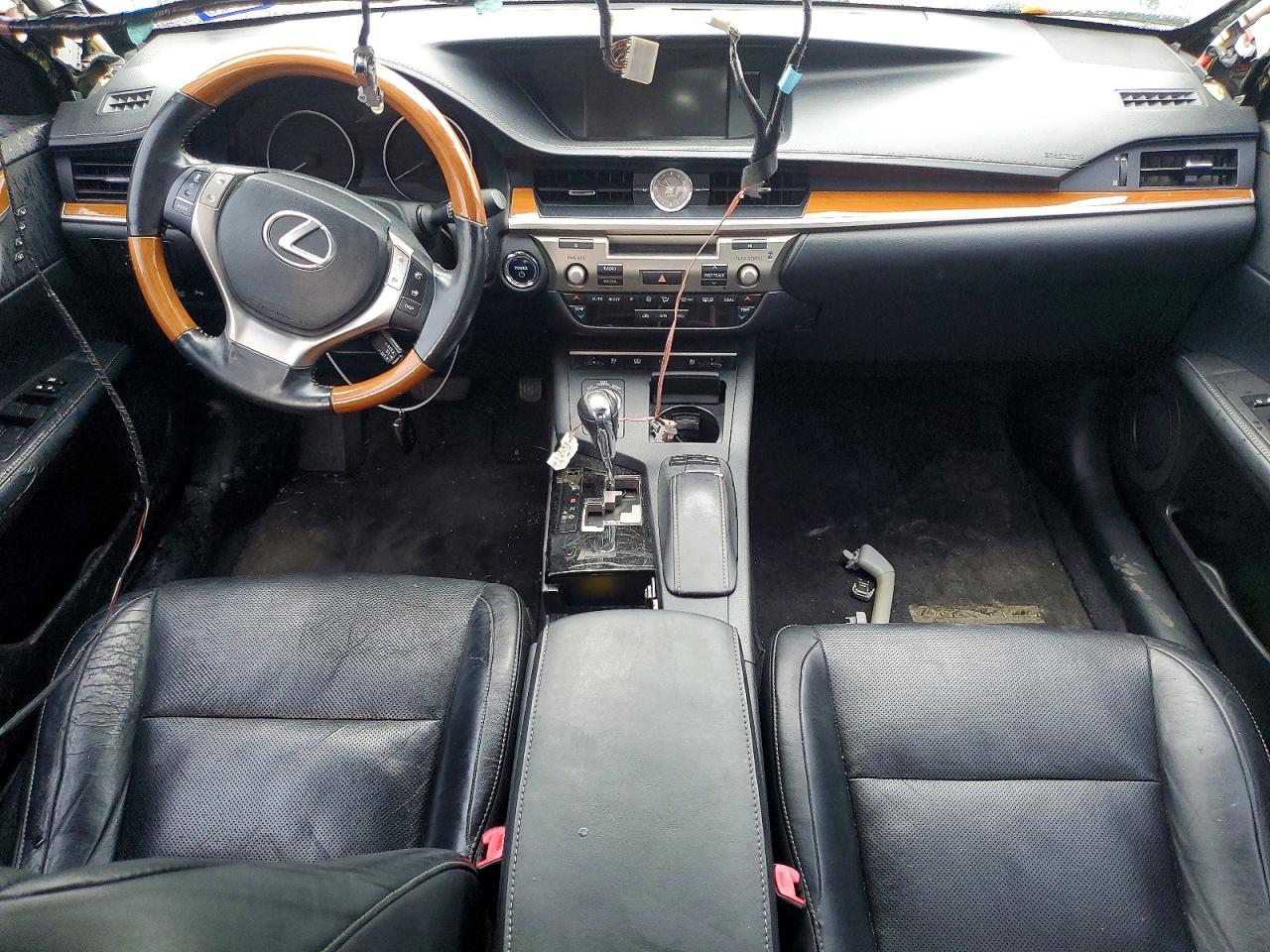2014 Lexus Es 300h Black vin: JTHBW1GGXE2050818