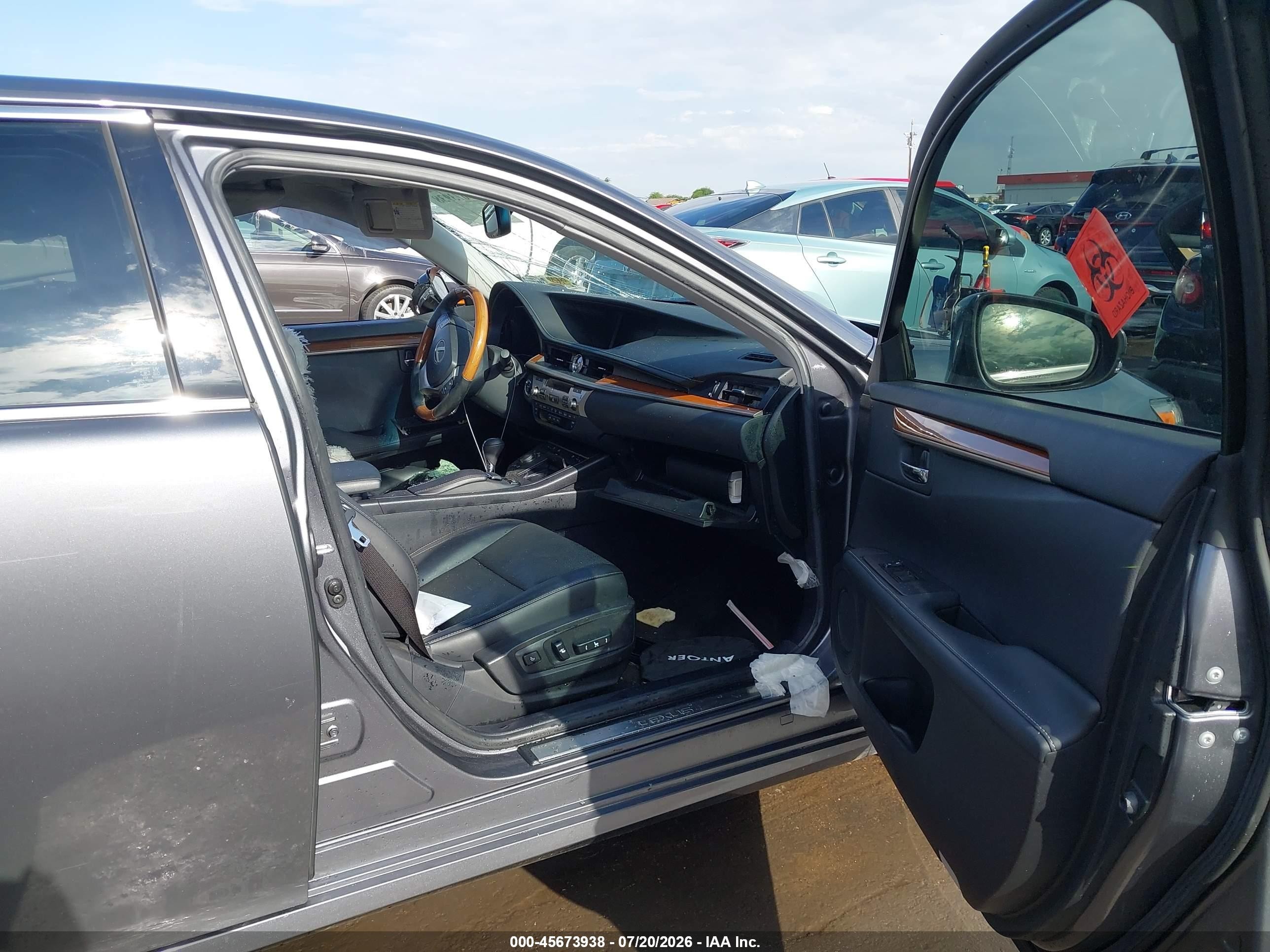 2014 Lexus Es 300h   Серый vin: JTHBW1GGXE2060295