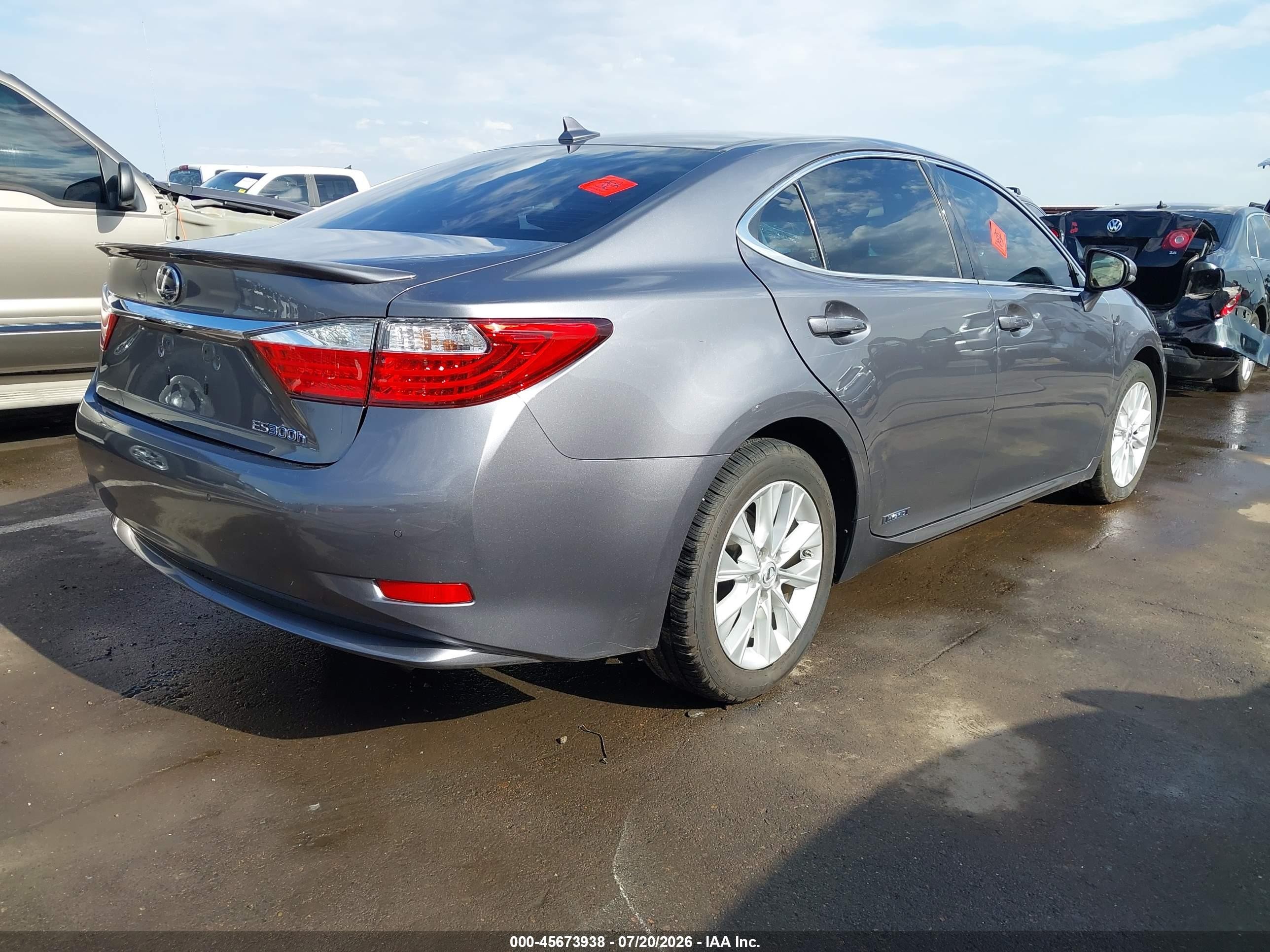 2014 Lexus Es 300h   Серый vin: JTHBW1GGXE2060295