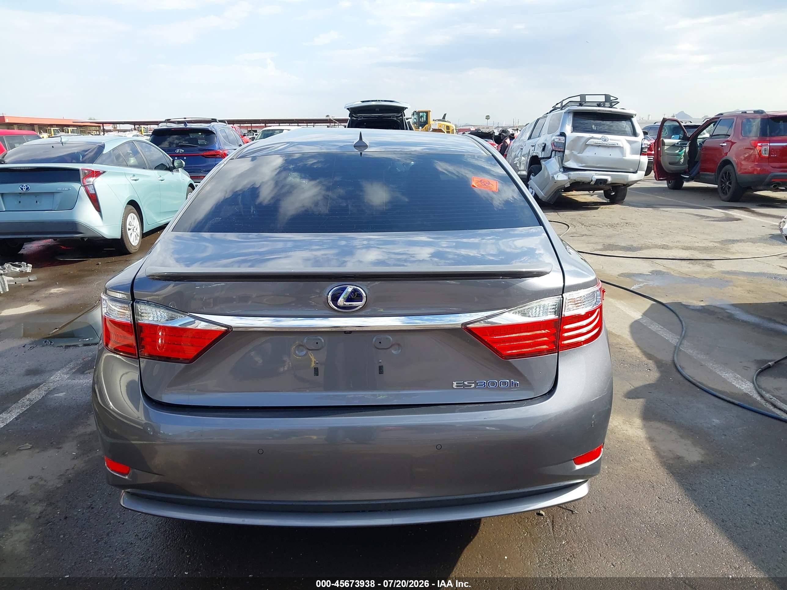 2014 Lexus Es 300h   Серый vin: JTHBW1GGXE2060295
