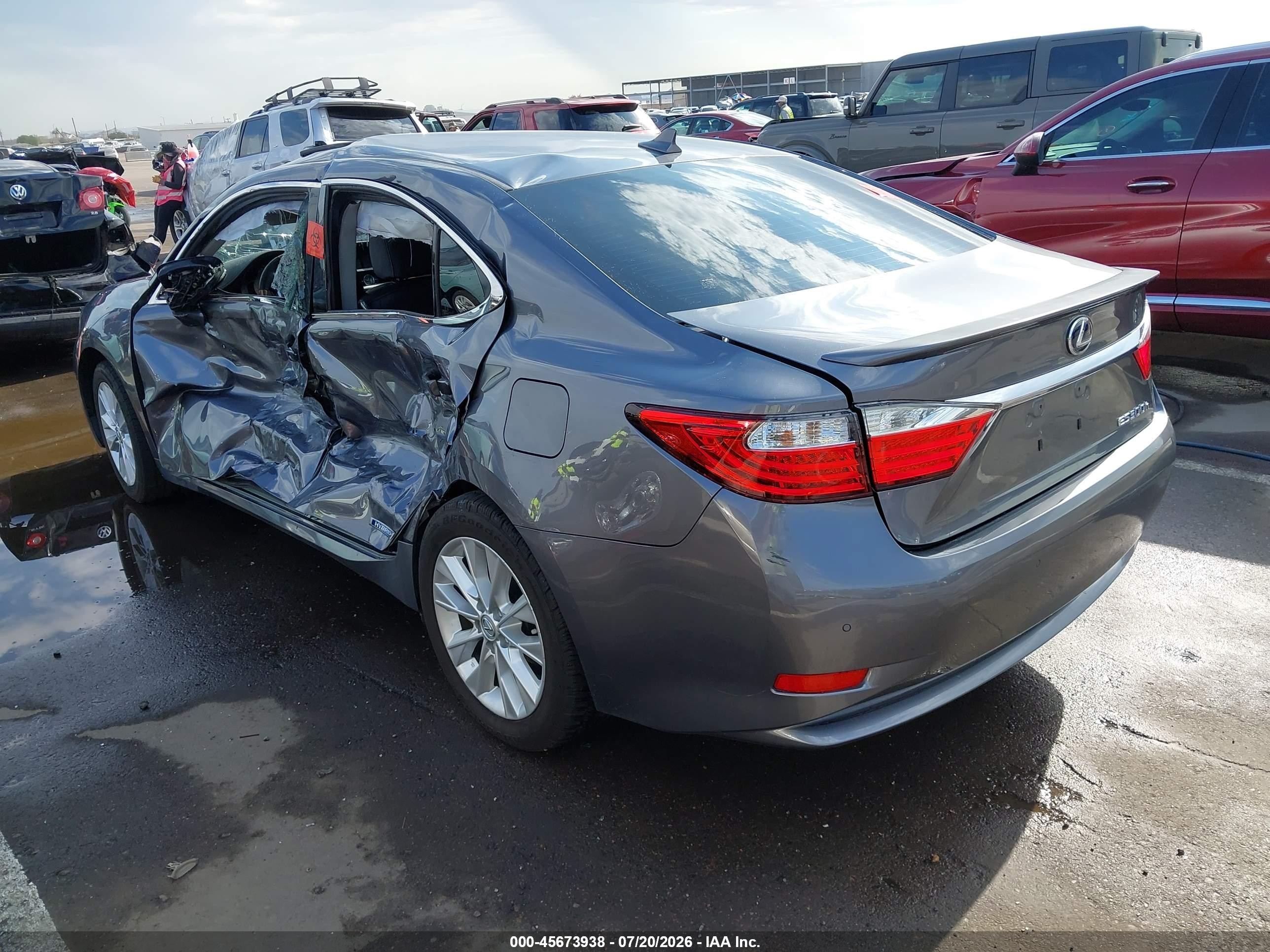 2014 Lexus Es 300h   Серый vin: JTHBW1GGXE2060295