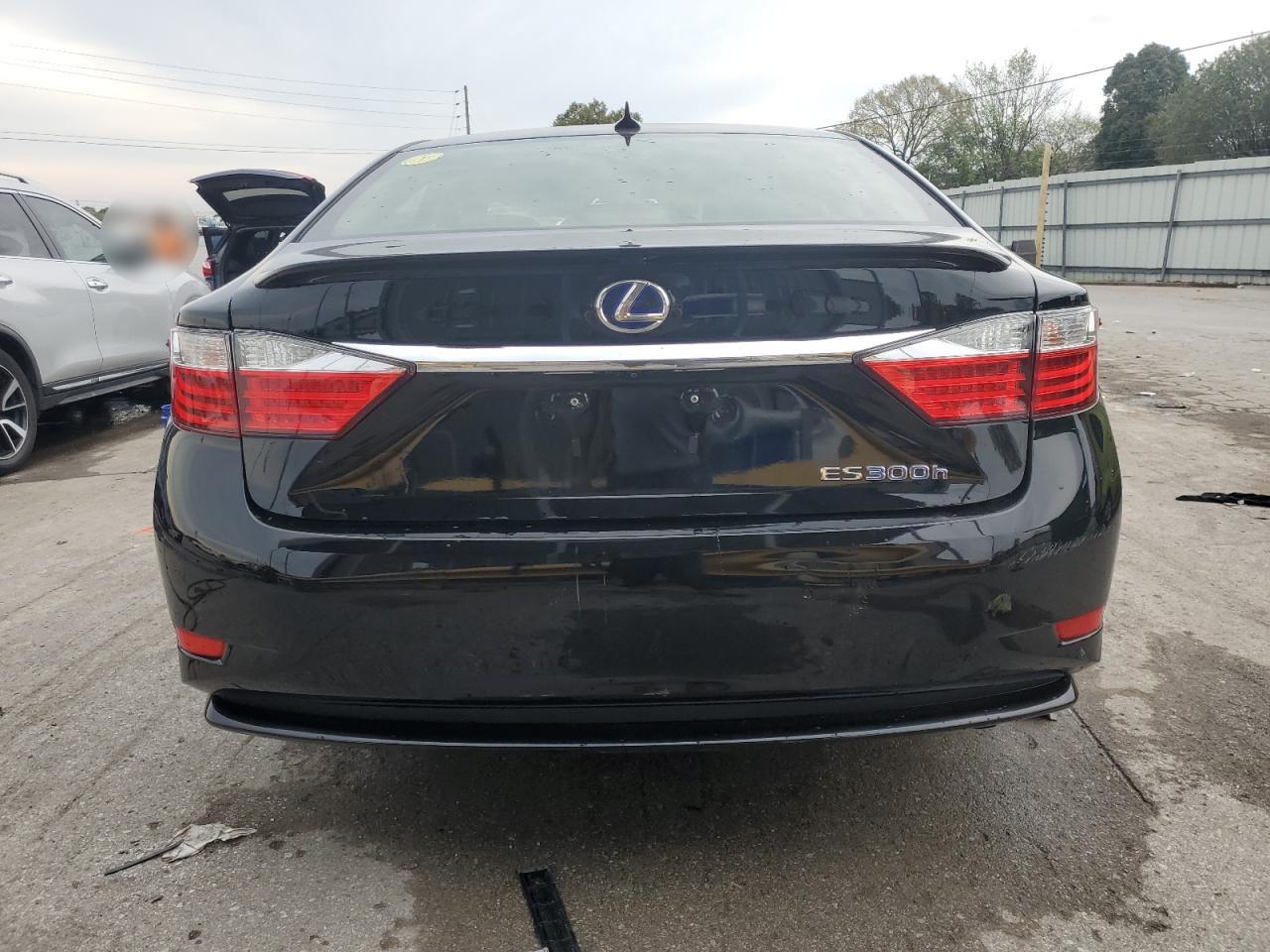 2014 Lexus Es 300h Black vin: JTHBW1GGXE2065688