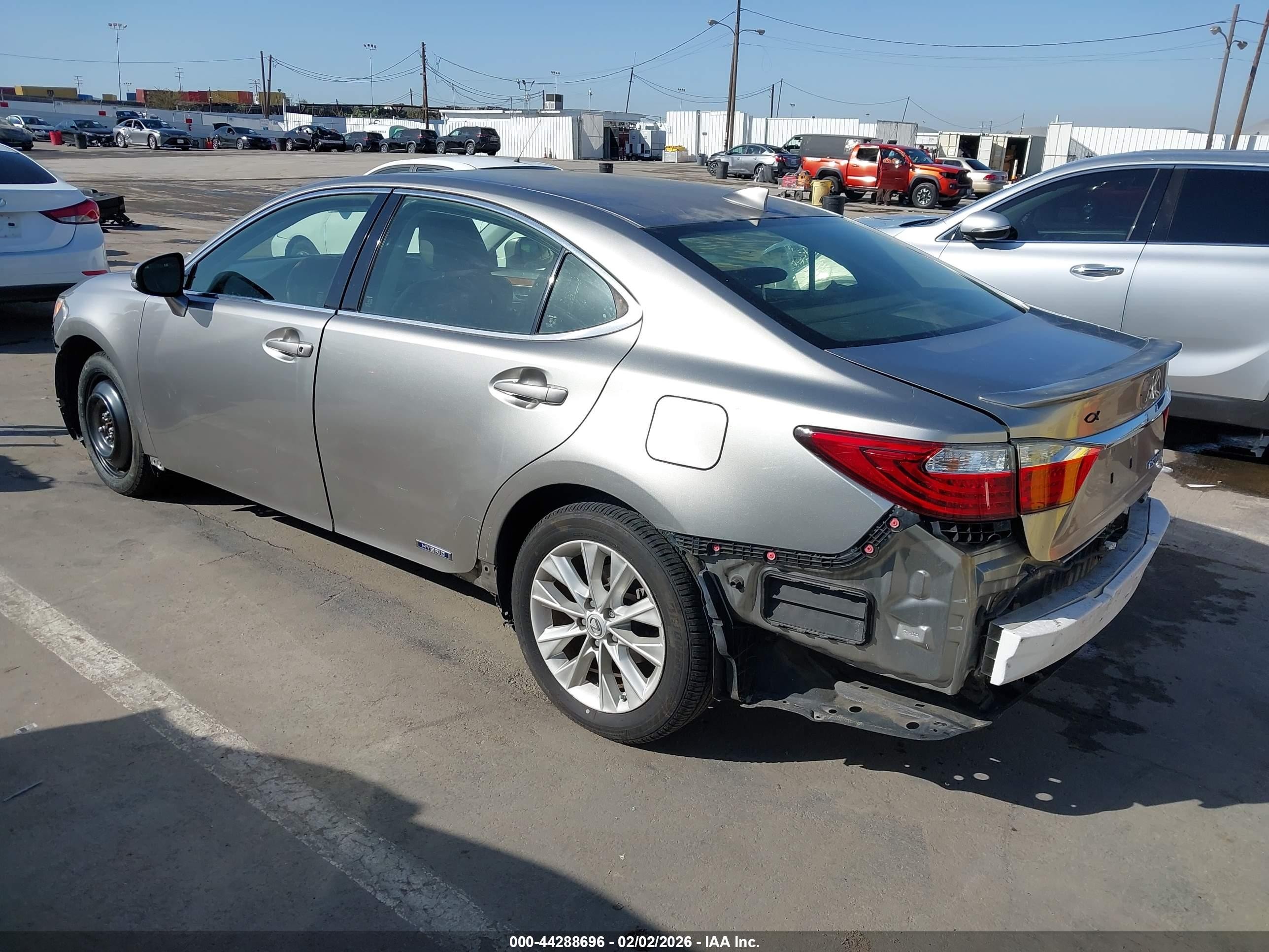 2015 Lexus Es 300h   Gray vin: JTHBW1GGXF2079348