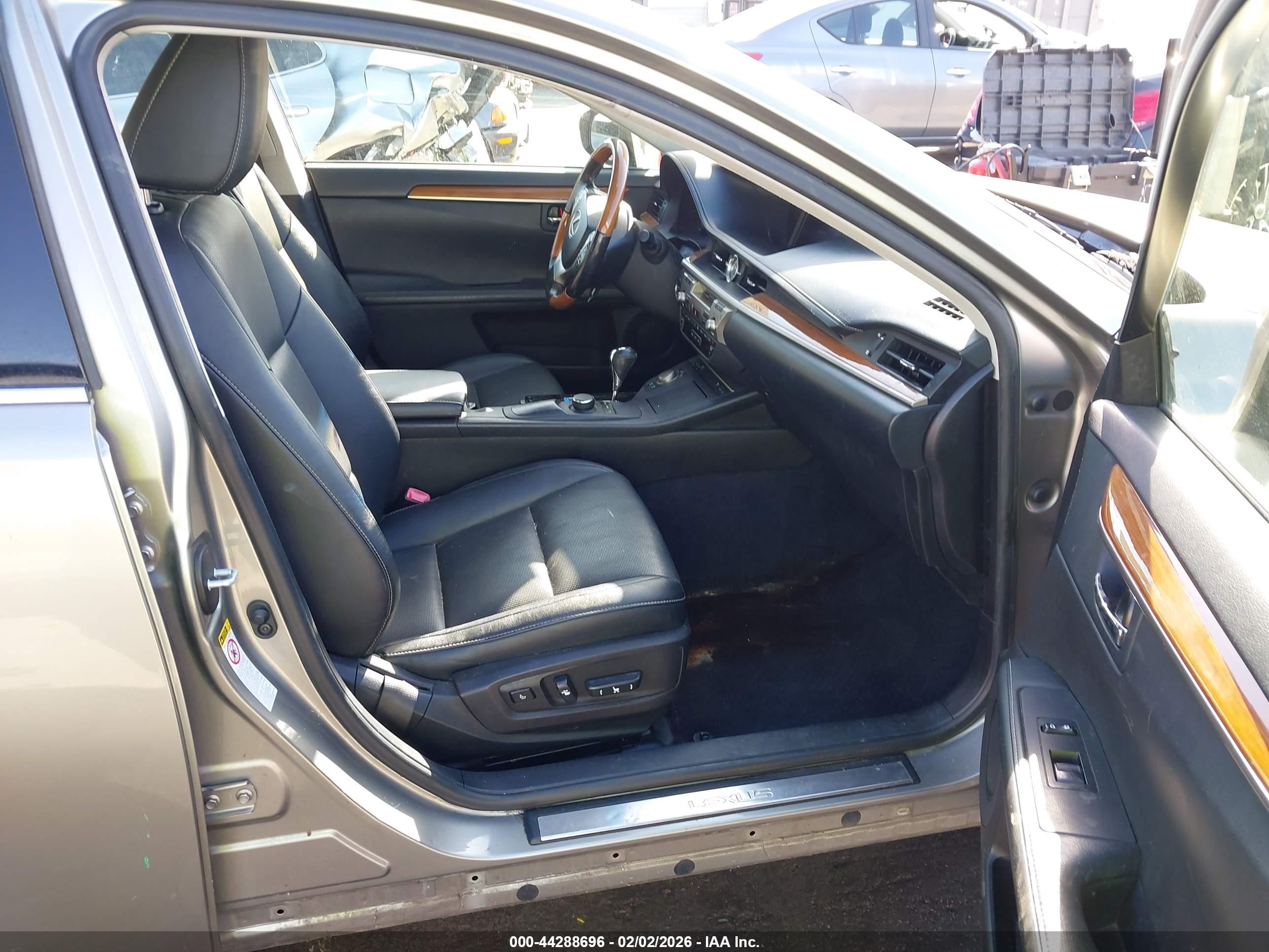 2015 Lexus Es 300h   Gray vin: JTHBW1GGXF2079348