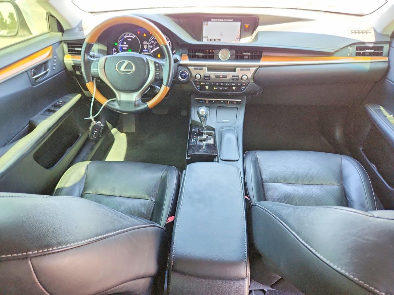 2015 Lexus Es 300h White vin: JTHBW1GGXF2084260