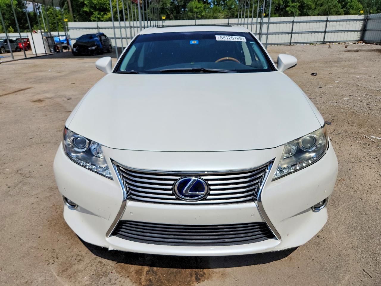 2015 Lexus Es 300h White vin: JTHBW1GGXF2089099