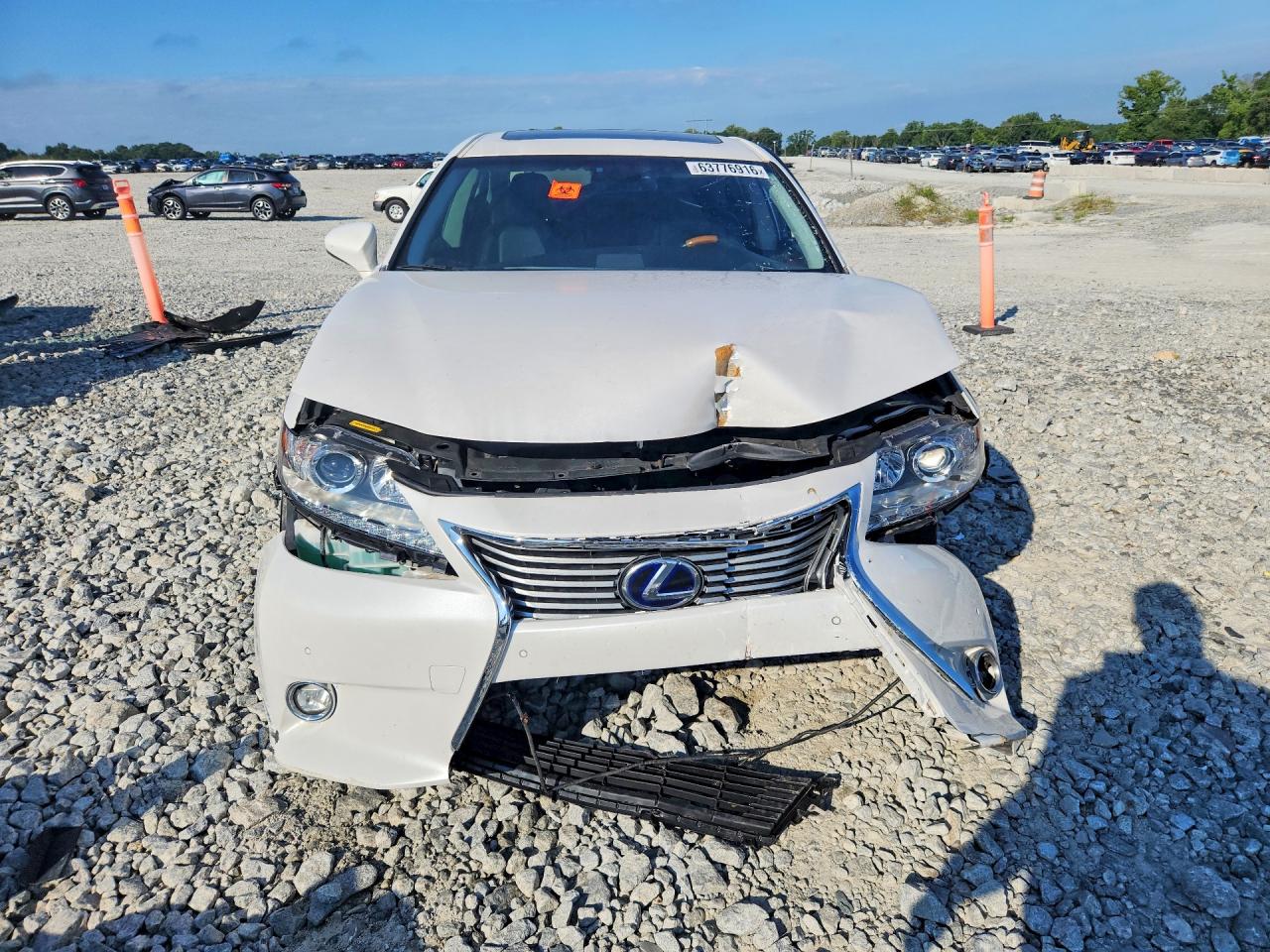 2015 Lexus Es 300h White vin: JTHBW1GGXF2089183