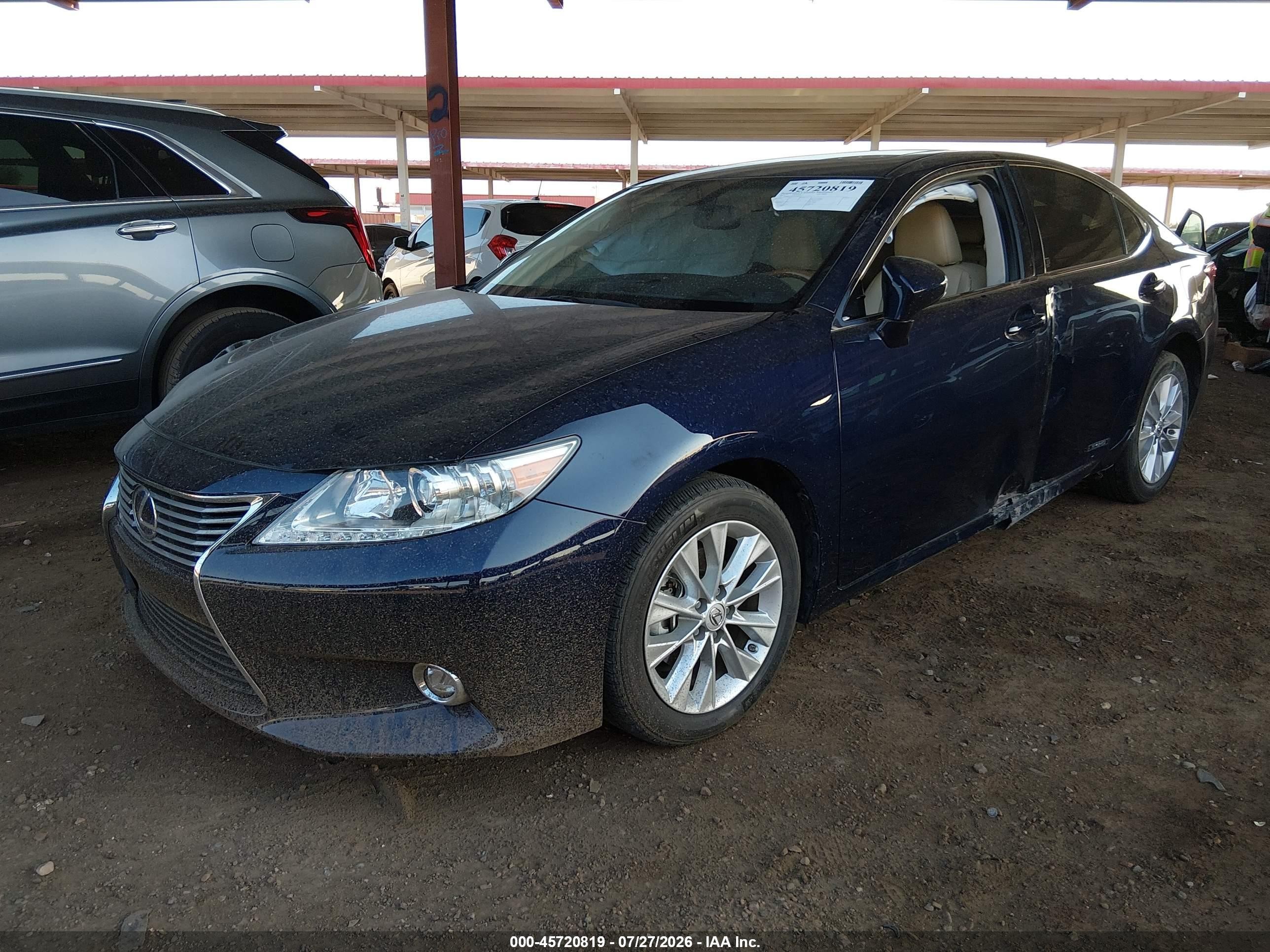 2015 Lexus Es 300h   Blue vin: JTHBW1GGXF2098773