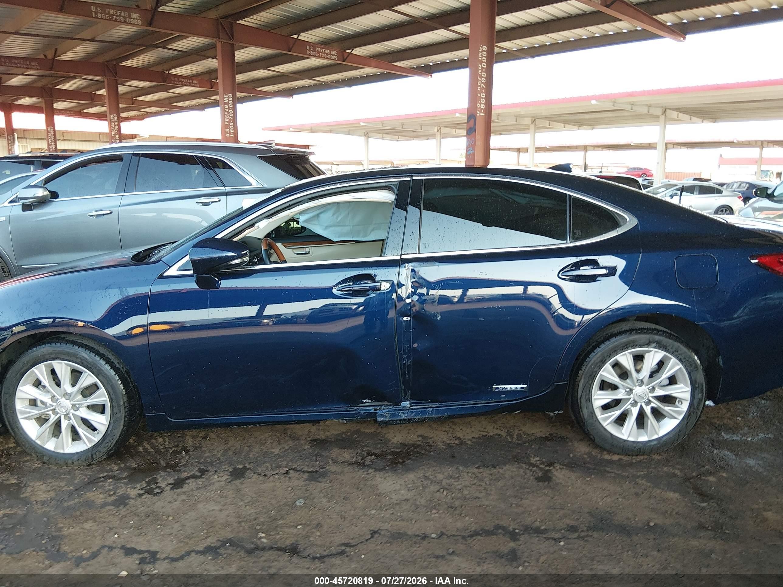 2015 Lexus Es 300h   Blue vin: JTHBW1GGXF2098773