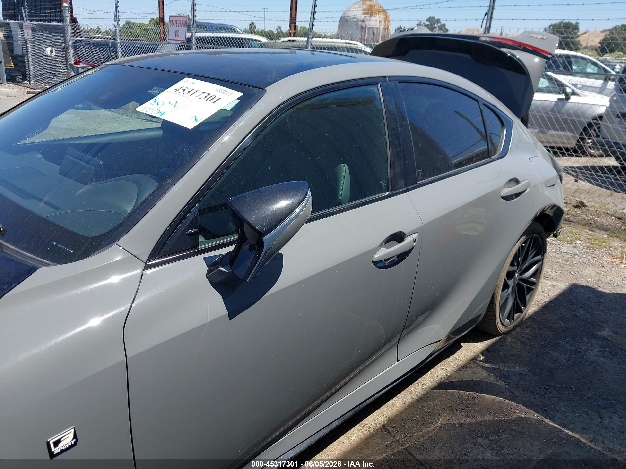 2023 Lexus Is 350 F Sport Design Gray vin: JTHBZ1B24P5062919