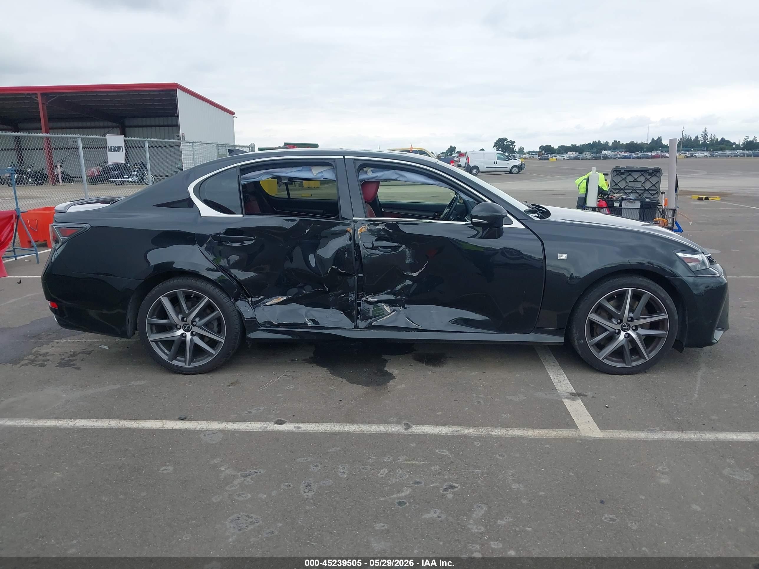 2019 Lexus Gs 350 F Sport Black vin: JTHBZ1BL2KA018216