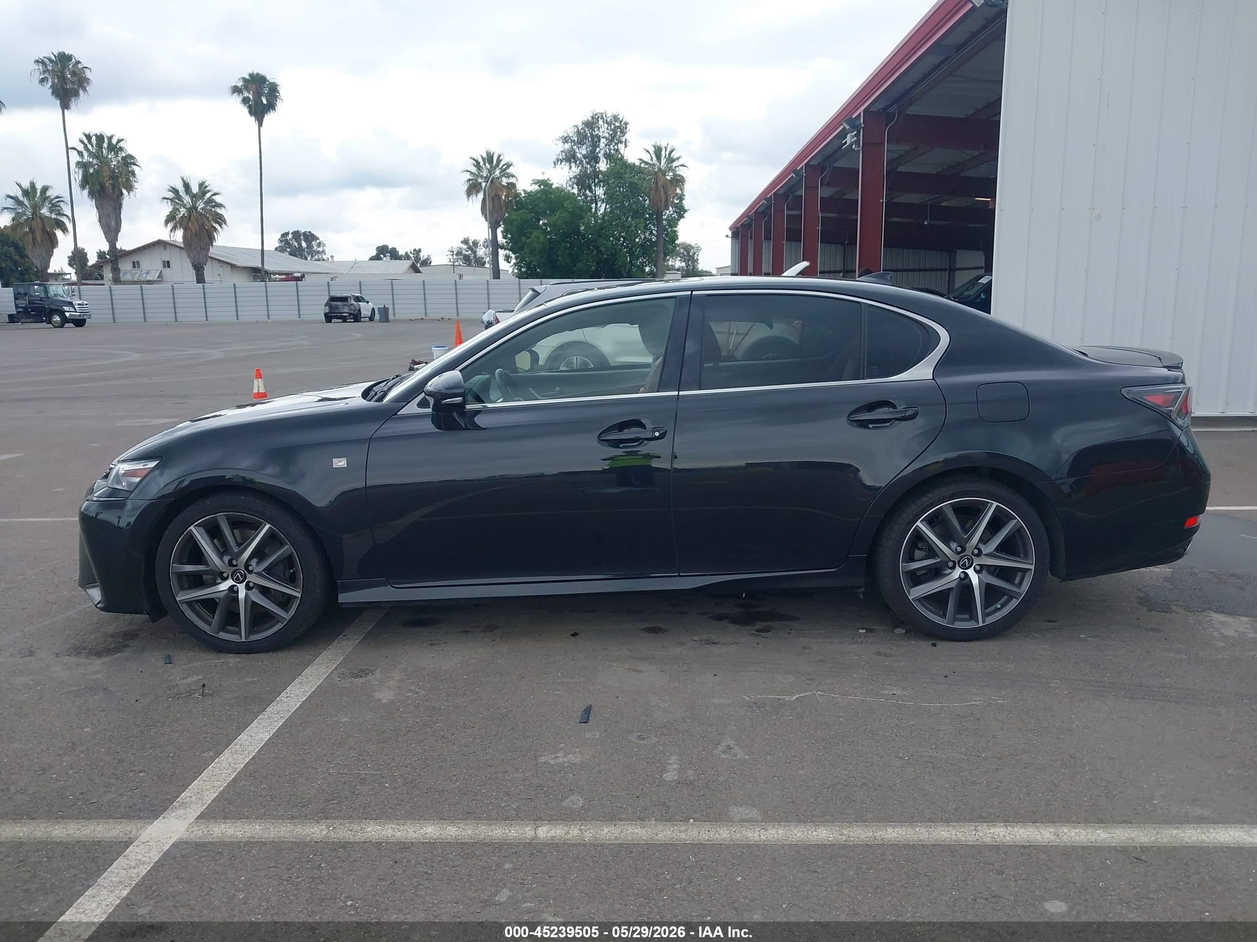 2019 Lexus Gs 350 F Sport Black vin: JTHBZ1BL2KA018216