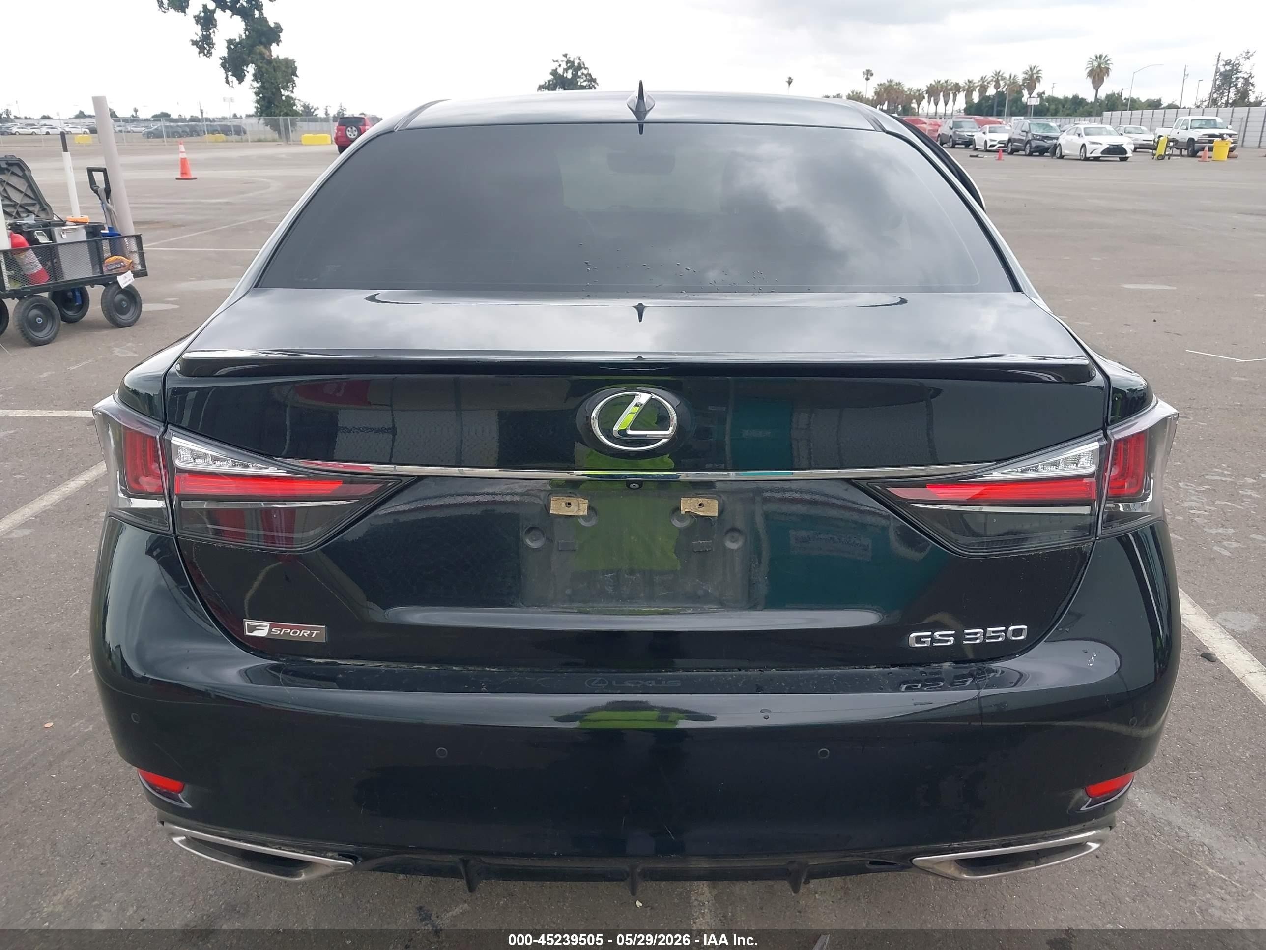 2019 Lexus Gs 350 F Sport Black vin: JTHBZ1BL2KA018216