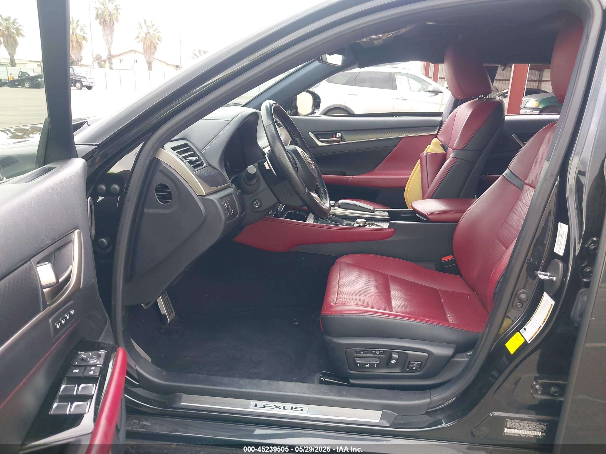 2019 Lexus Gs 350 F Sport Black vin: JTHBZ1BL2KA018216