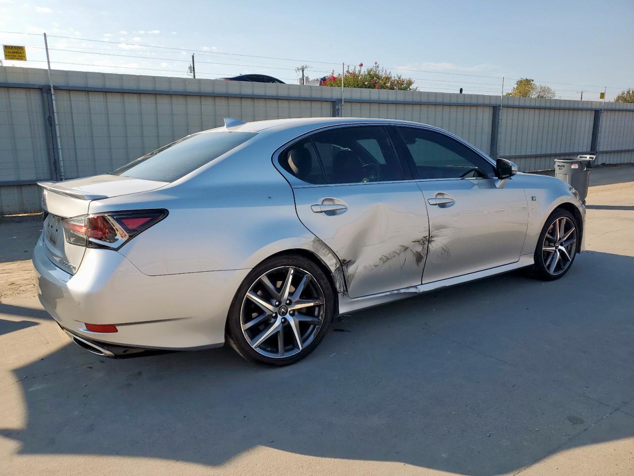 2017 Lexus Gs 350 Base Silver vin: JTHBZ1BL4HA008005