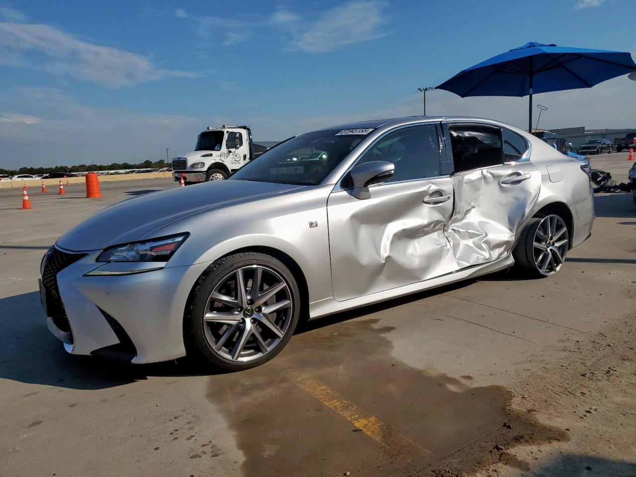 2017 Lexus Gs 350 Base Silver vin: JTHBZ1BL4HA008005