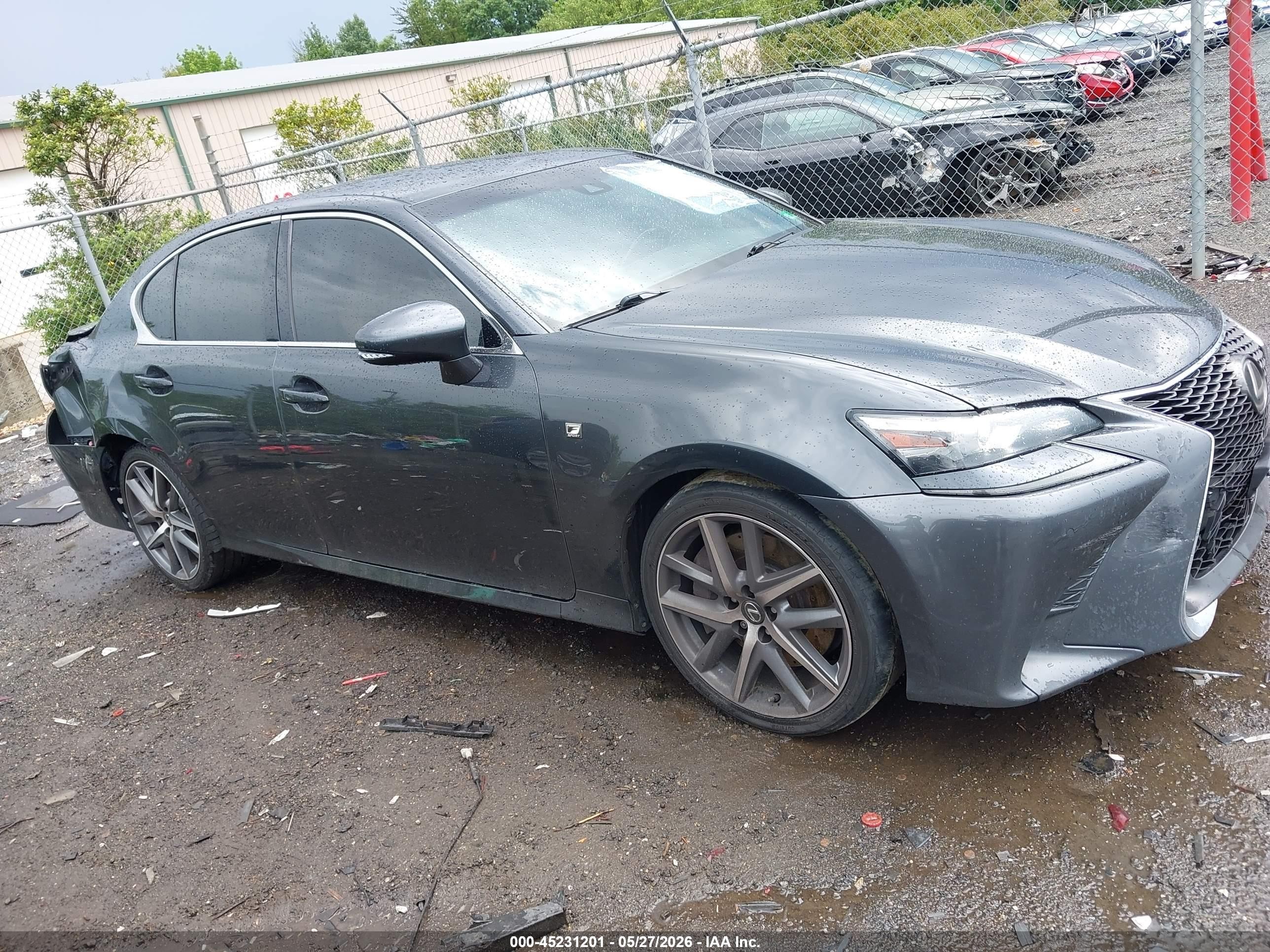 2017 Lexus Gs 350 F Sport Gray vin: JTHBZ1BL7HA009939