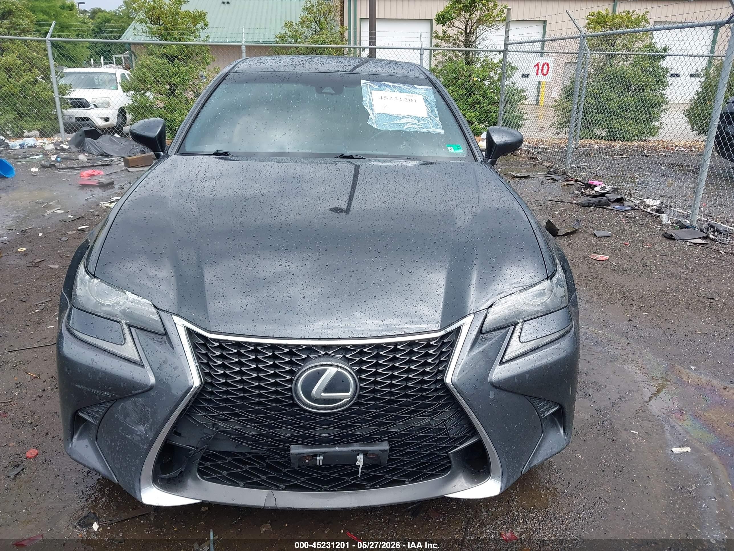 2017 Lexus Gs 350 F Sport Gray vin: JTHBZ1BL7HA009939