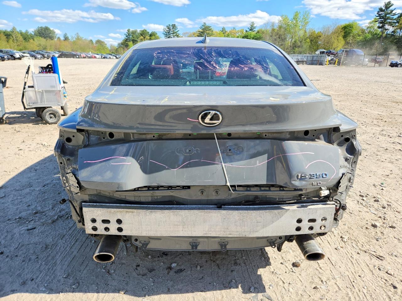 2024 Lexus Is 350 F Sport Design Серый vin: JTHBZ1E25R5034996