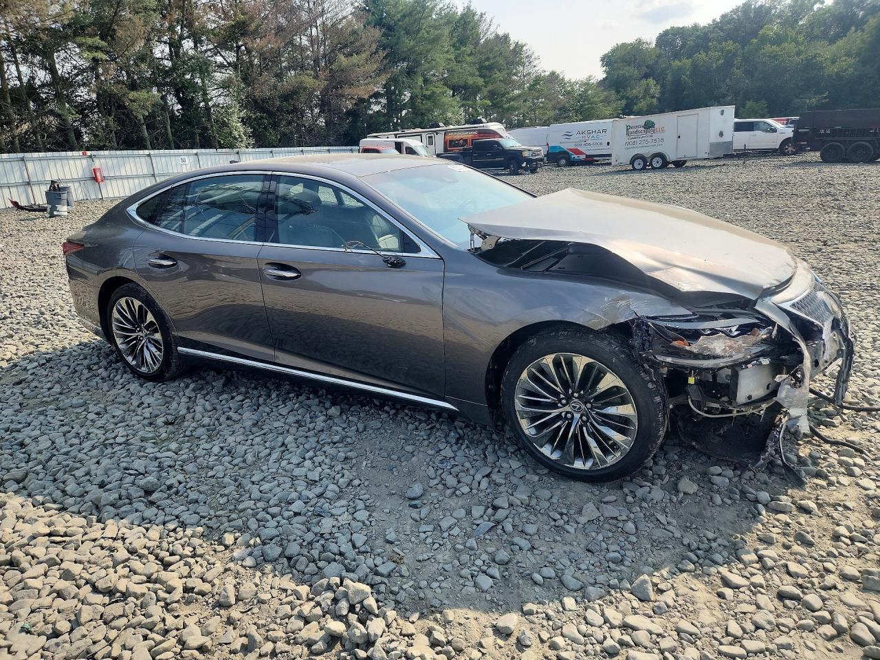 2018 Lexus Ls 500 Base Gray vin: JTHC51FF7J5003478
