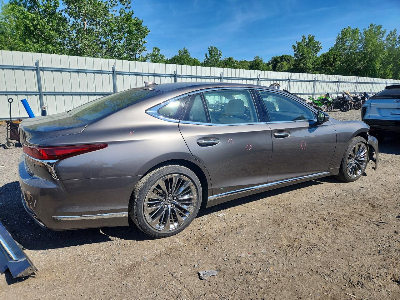 2018 Lexus Ls 500 Base Gray vin: JTHC51FF9J5005281