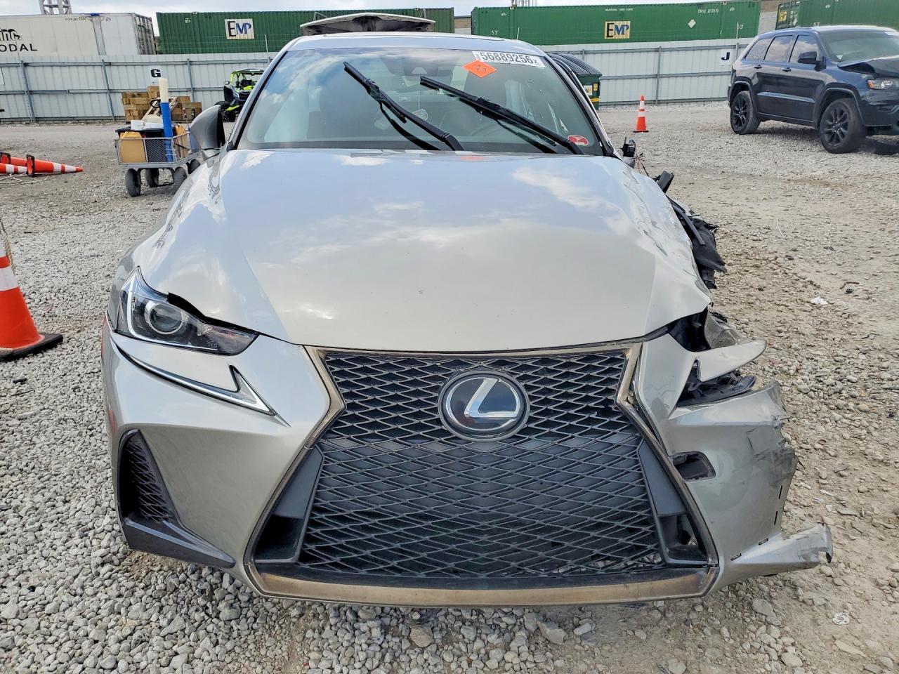 2018 Lexus Is 300 Gray vin: JTHC81D23J5032564