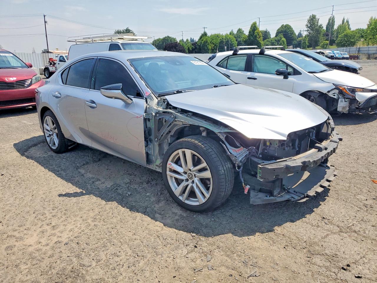 2021 Lexus Is 300 Silver vin: JTHC81F24M5045129