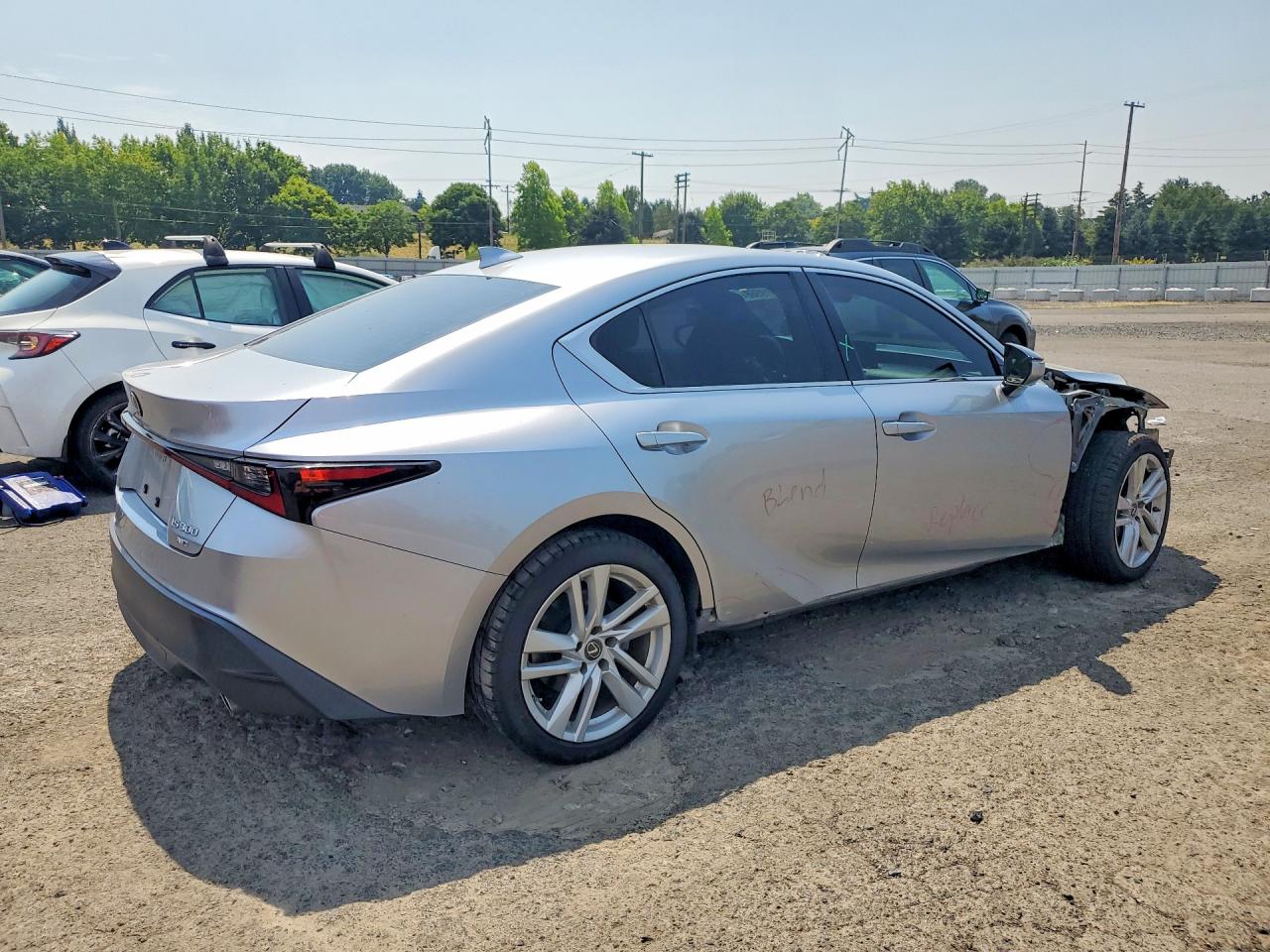 2021 Lexus Is 300 Silver vin: JTHC81F24M5045129