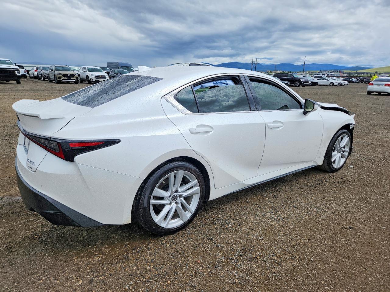 2021 Lexus Is 300 White vin: JTHC81F29M5044834