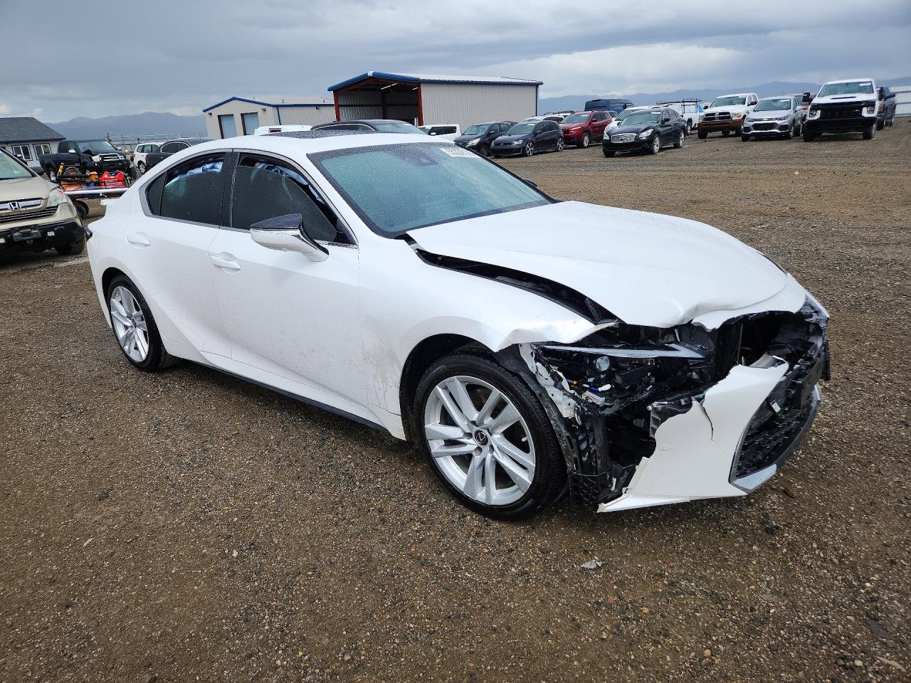 2021 Lexus Is 300 White vin: JTHC81F29M5044834