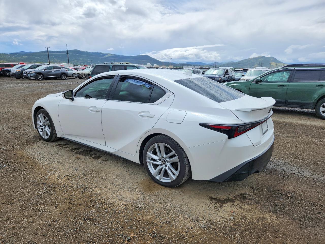 2021 Lexus Is 300 White vin: JTHC81F29M5044834