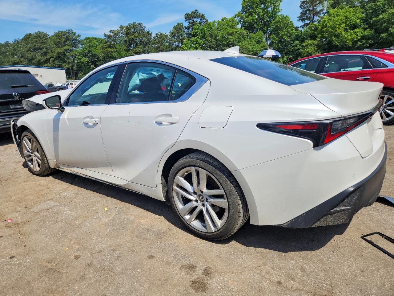 2022 Lexus Is 300 White vin: JTHC81F2XN5049719