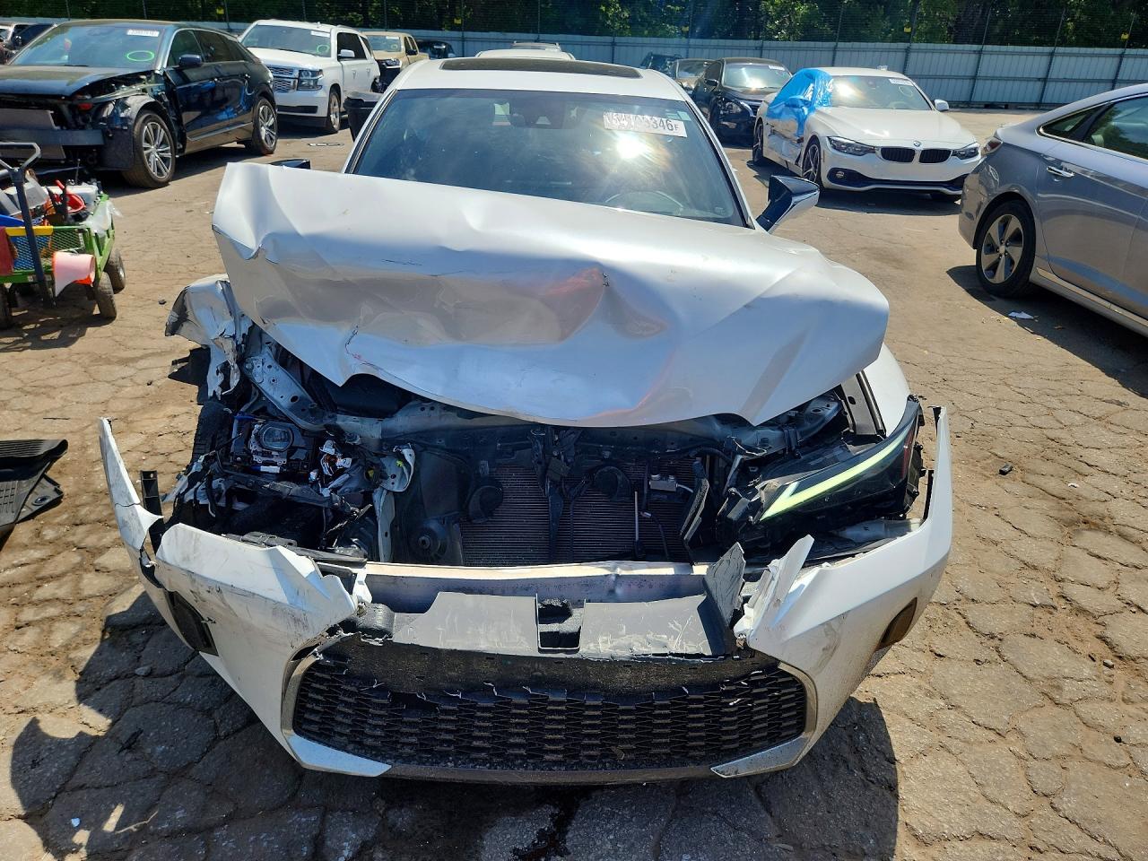2022 Lexus Is 300 White vin: JTHC81F2XN5049719