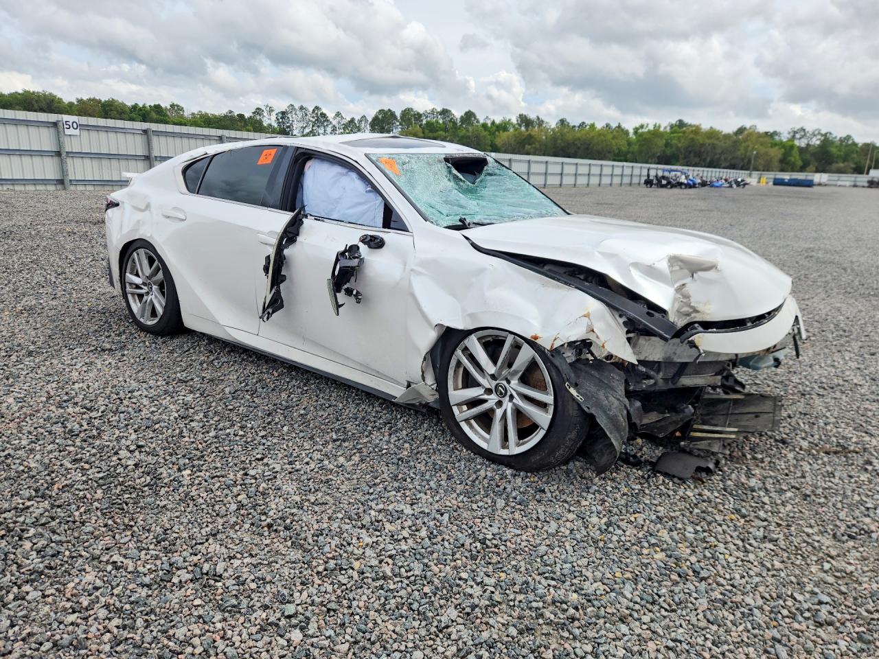 2021 Lexus Is 300 Base Белый vin: JTHCA1D27M5116220