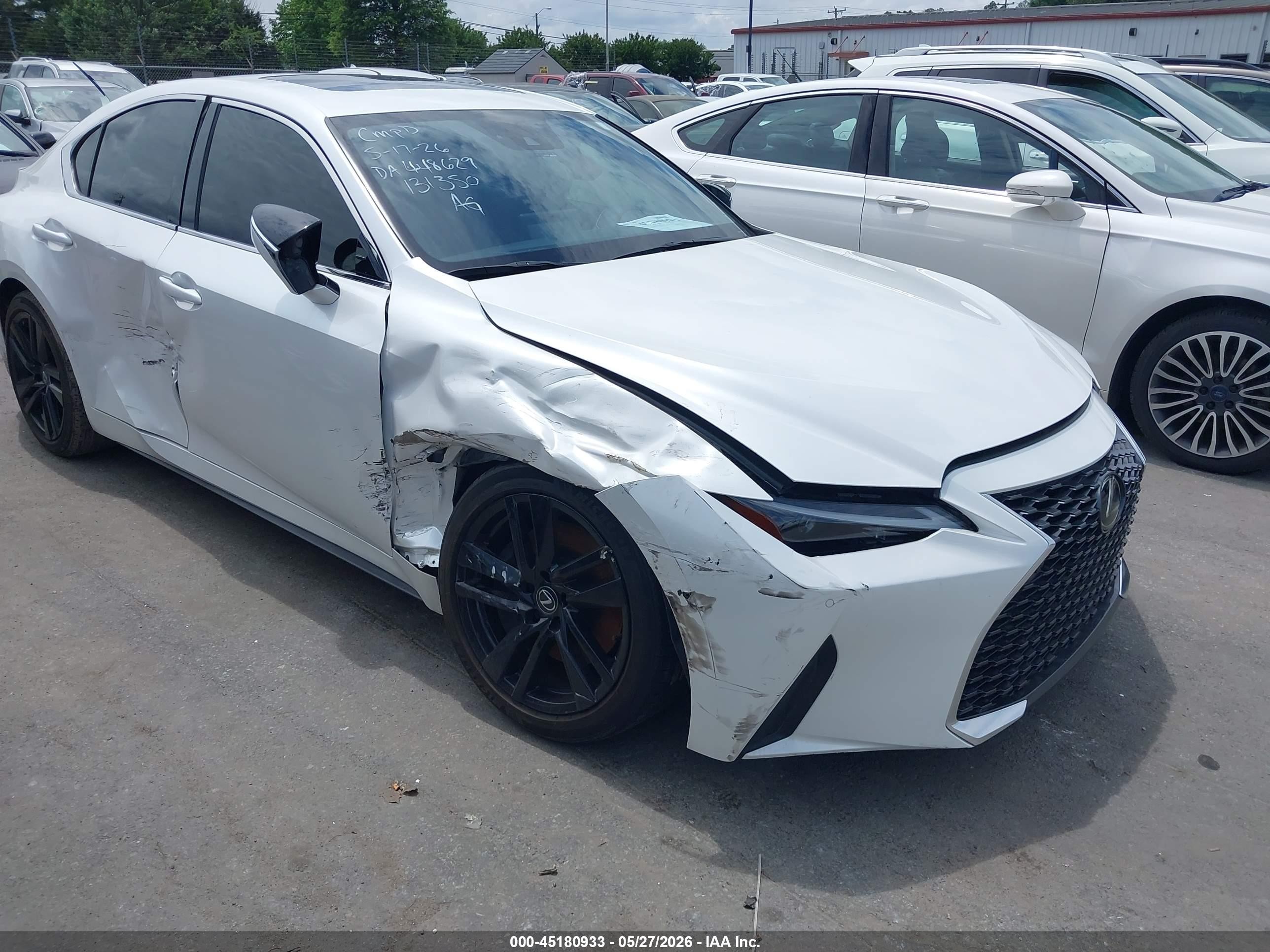 2024 Lexus Is 300   White vin: JTHCA1D28R5131350