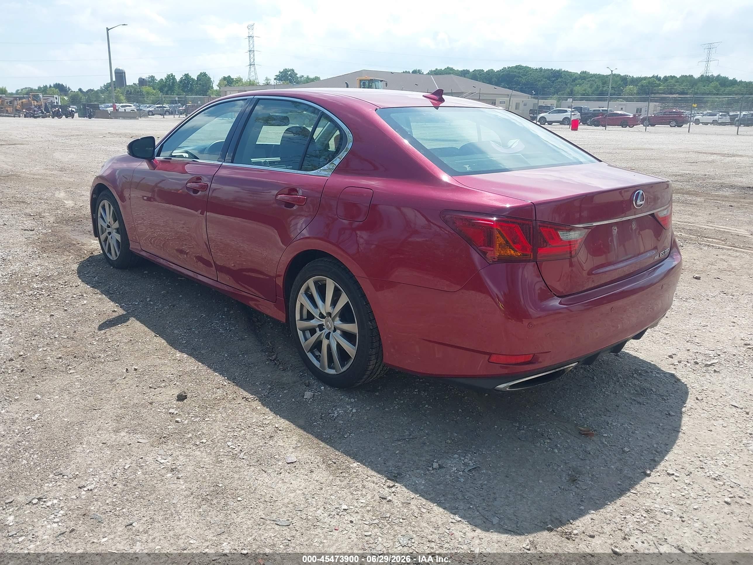 2013 Lexus Gs 350   Red vin: JTHCE1BL0D5006139