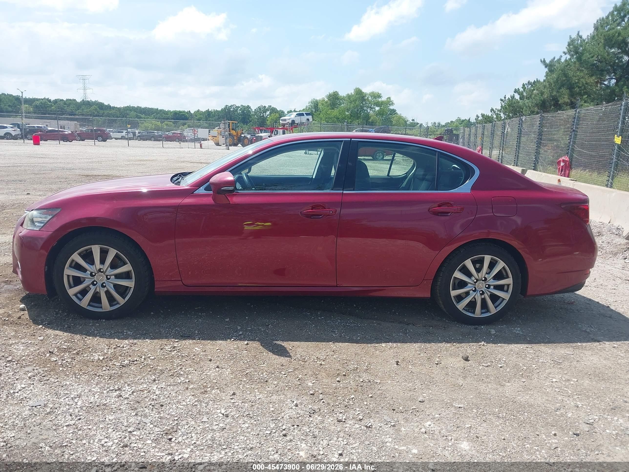 2013 Lexus Gs 350   Red vin: JTHCE1BL0D5006139
