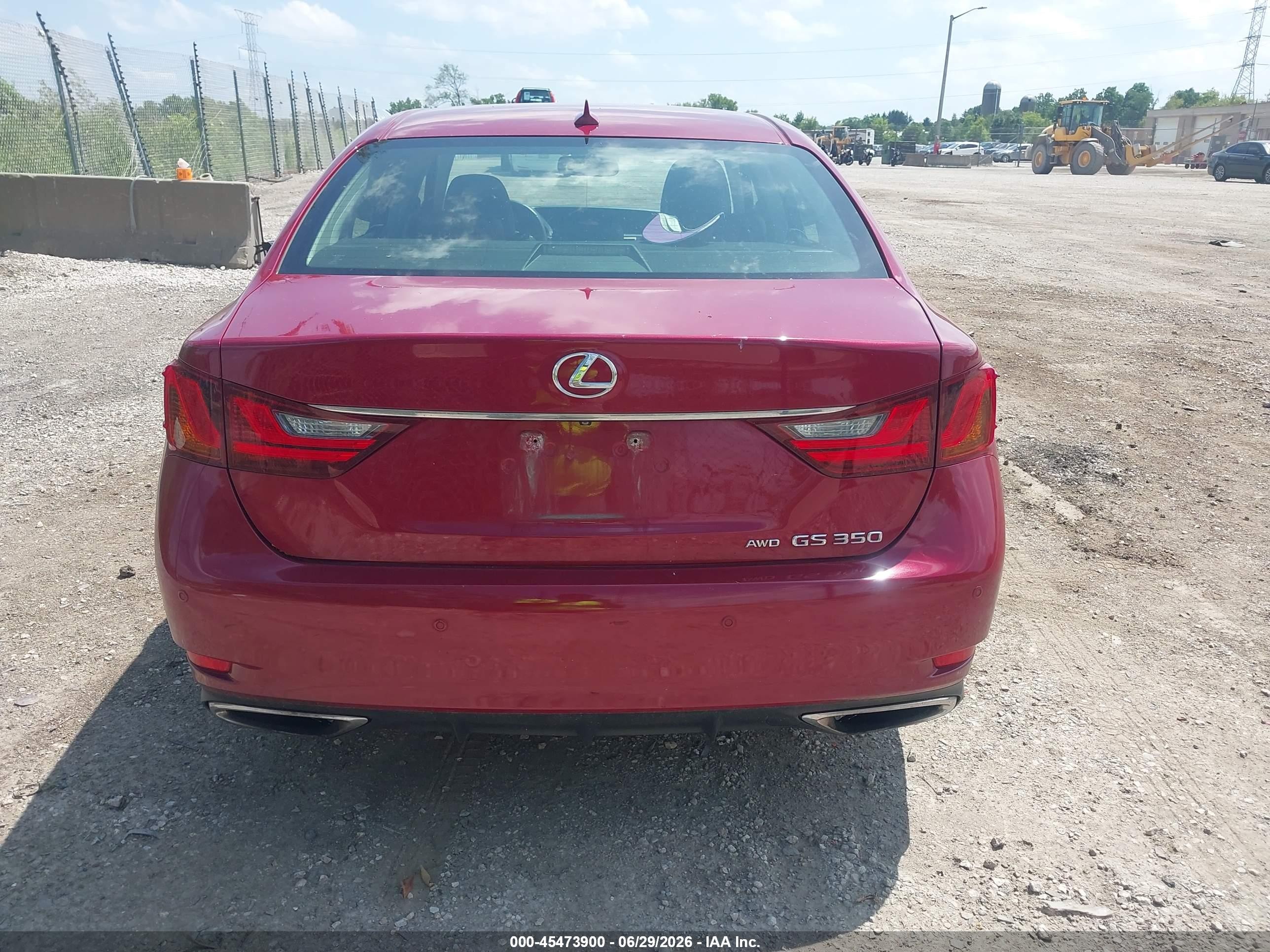 2013 Lexus Gs 350   Red vin: JTHCE1BL0D5006139