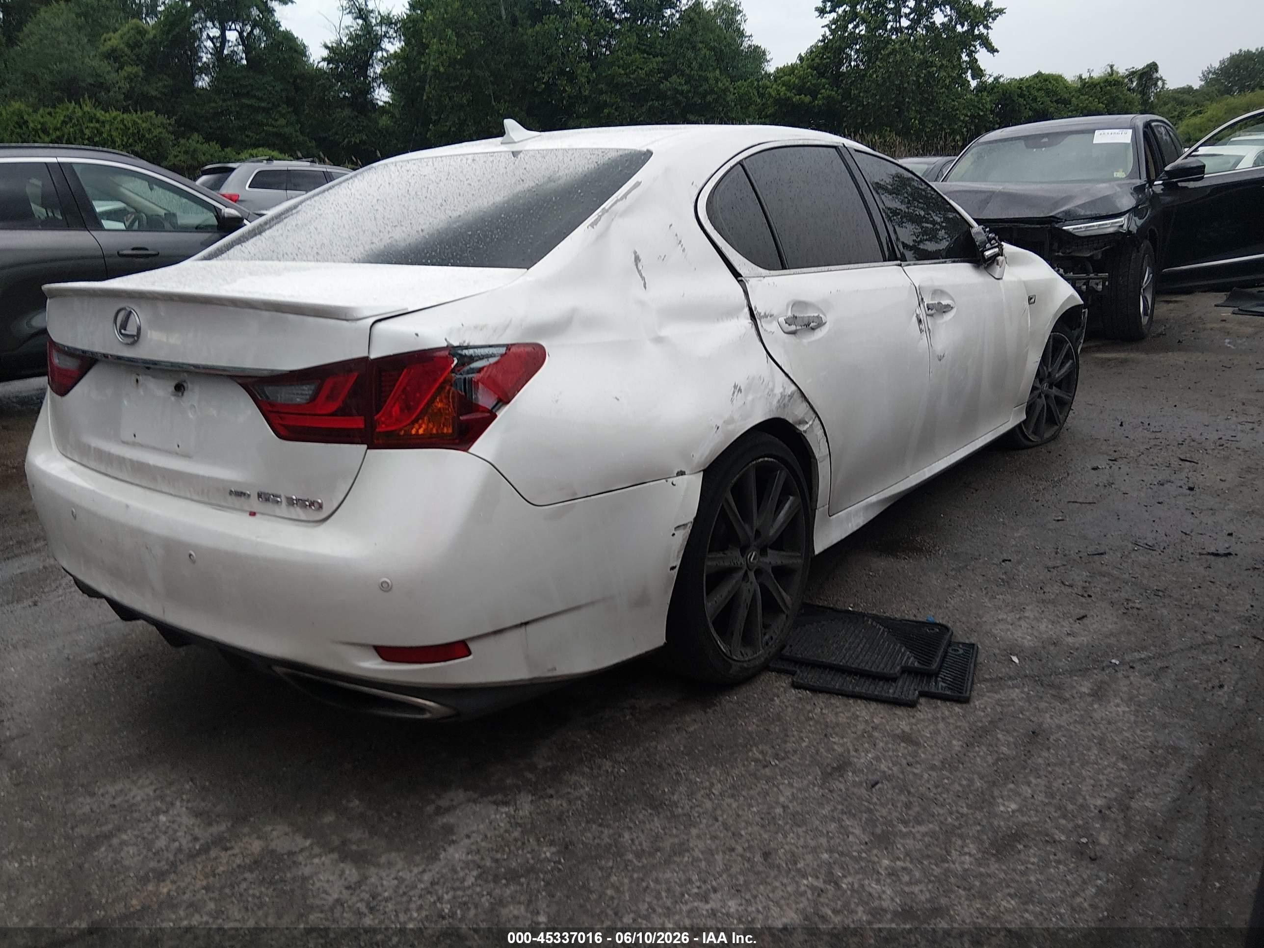 2013 Lexus Gs 350   White vin: JTHCE1BL0D5010823