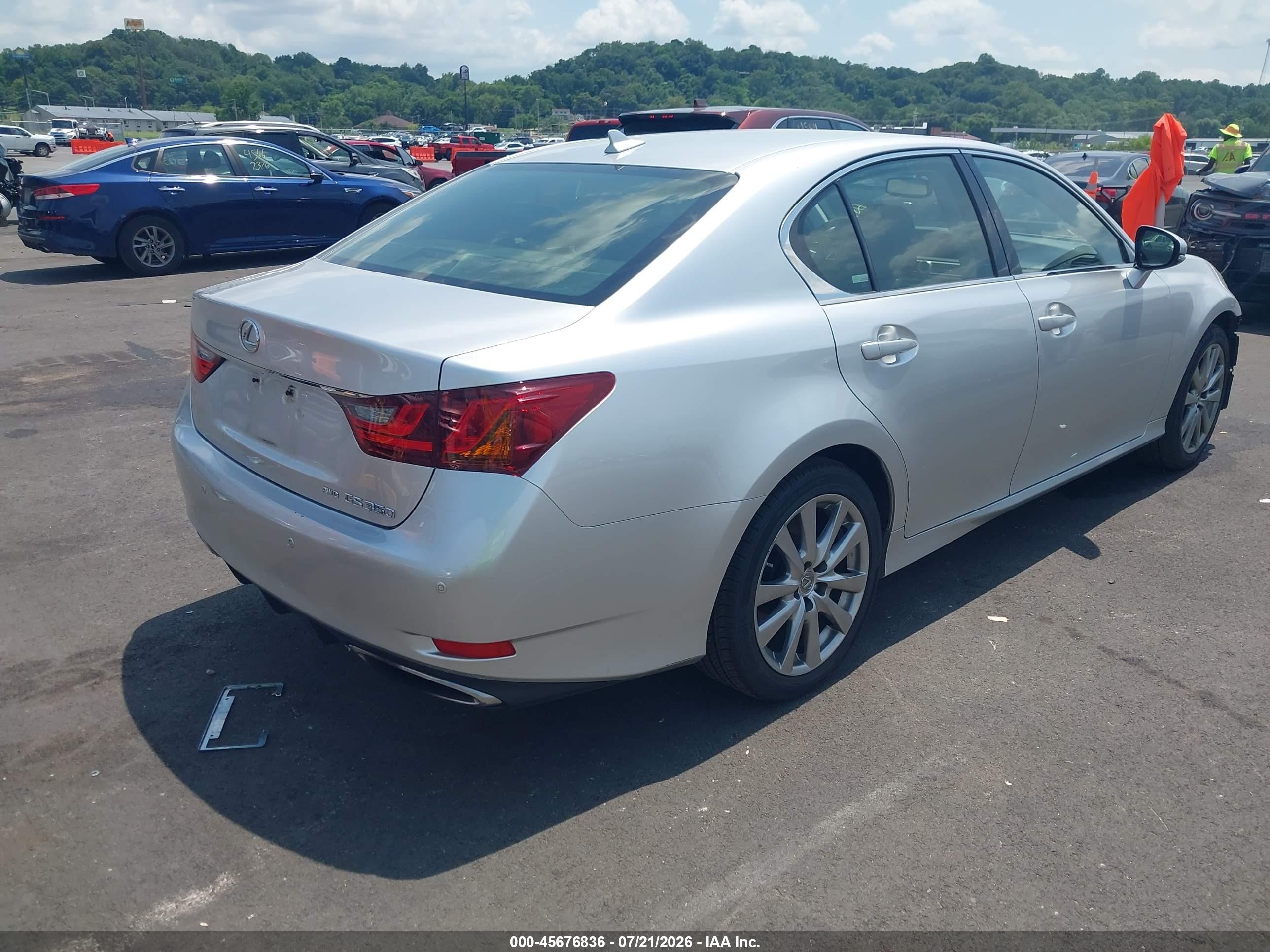 2013 Lexus Gs 350   Silver vin: JTHCE1BL0D5012314