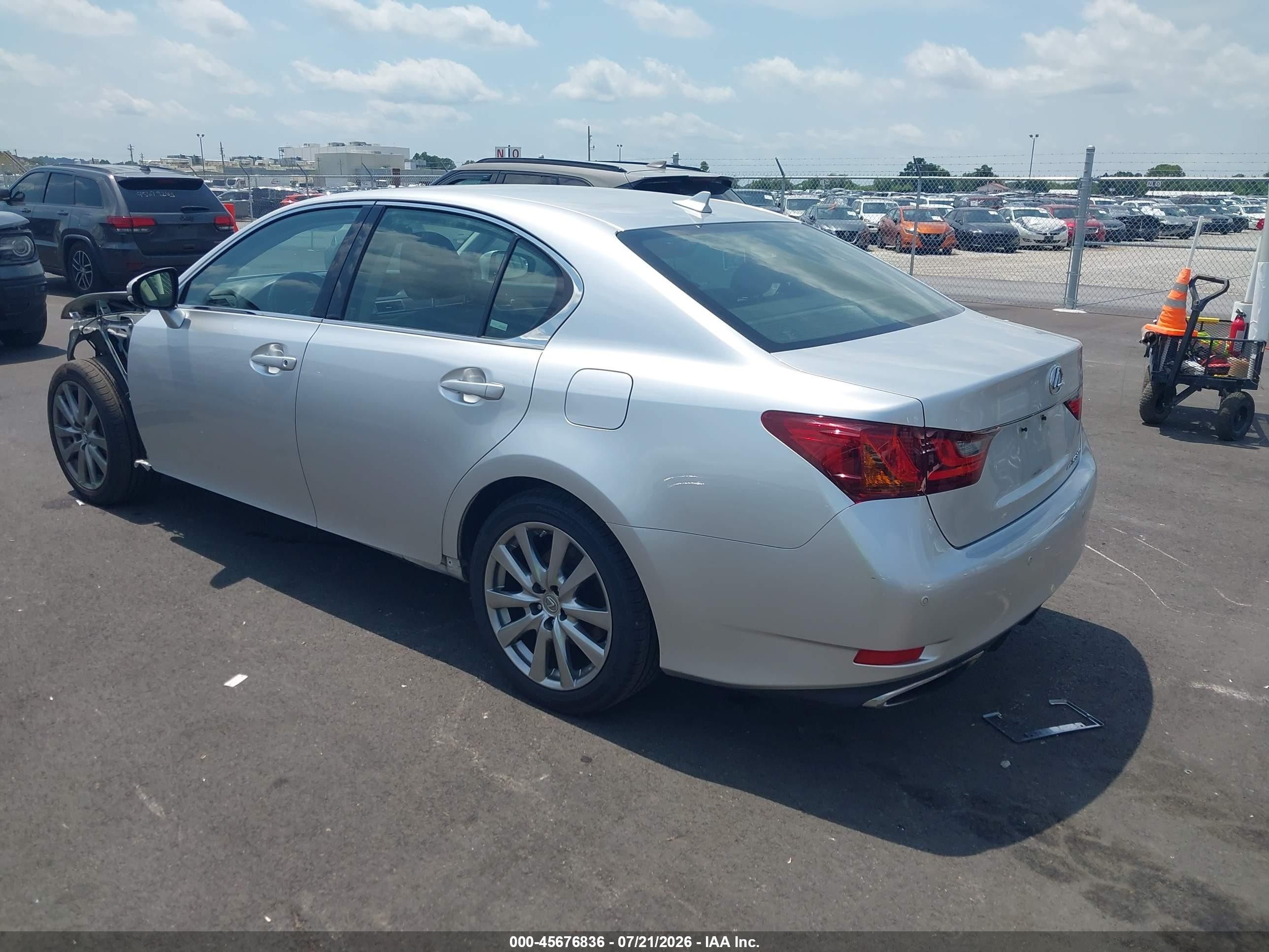2013 Lexus Gs 350   Silver vin: JTHCE1BL0D5012314